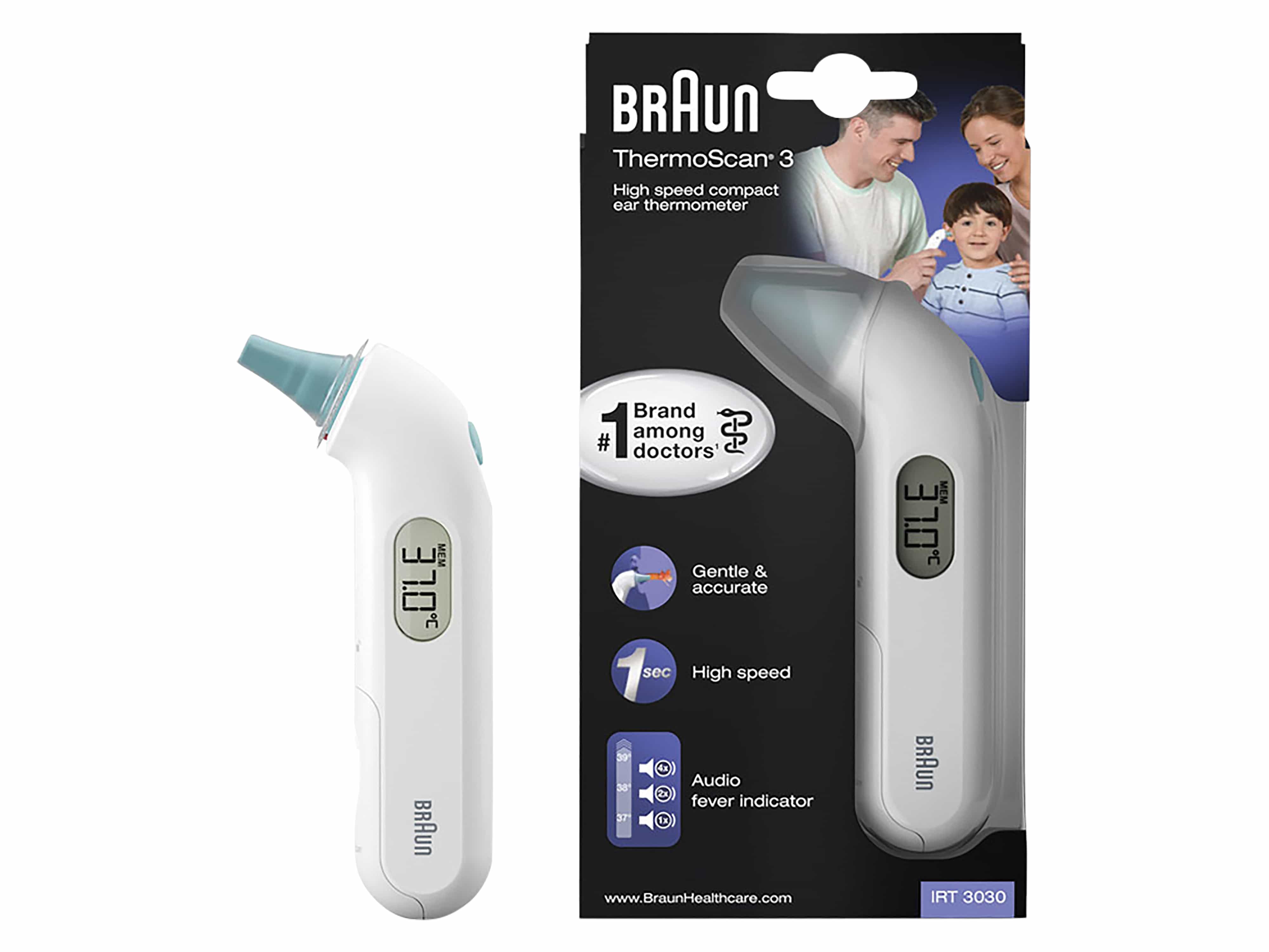 BRAUN ThermoScan 3, weiß