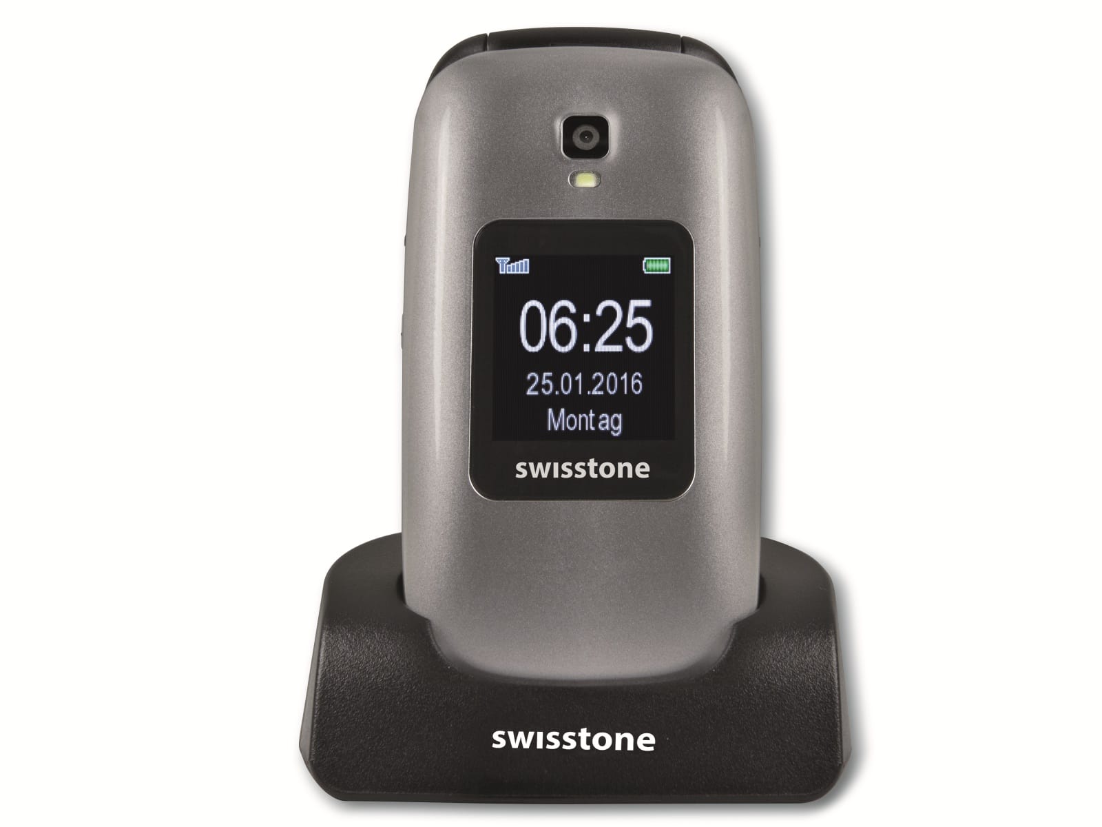 SWISSTONE Handy BBM 625, silber/schwarz