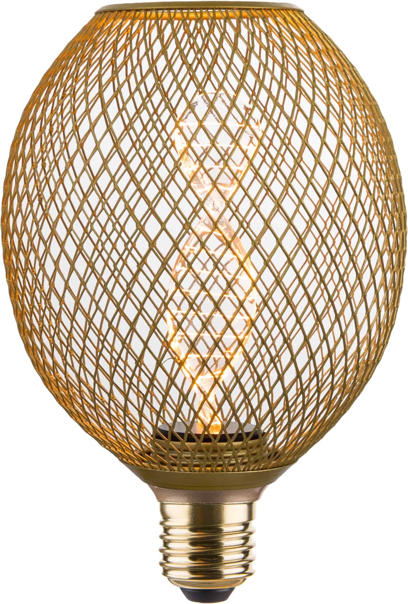 ENOVALITE LED-Filament-Lampe, DNA Mesh Amber, E27, 3,5W, 120lm, 1800K