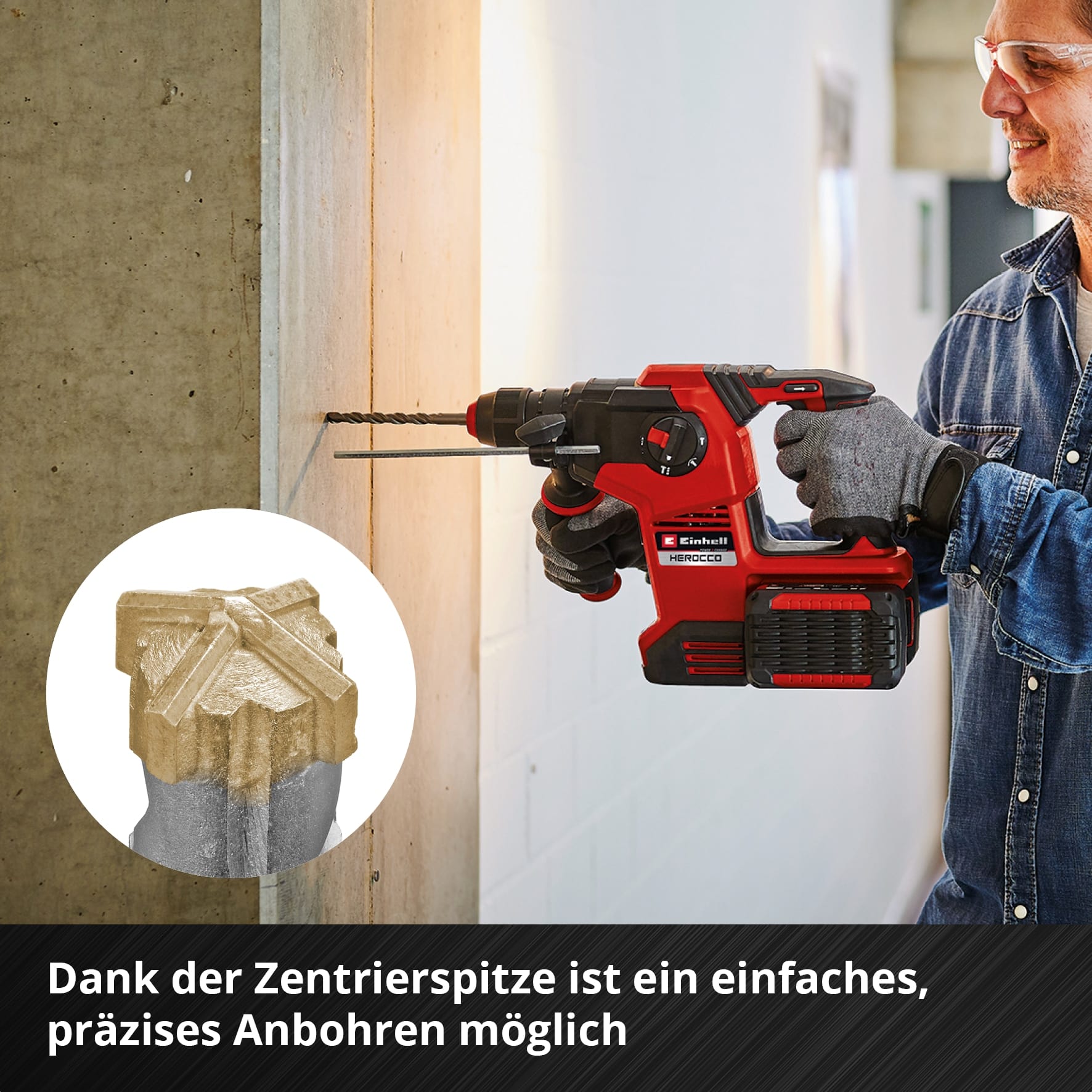 EINHELL SDS-Plus Bohrer-Set 265515, 6-14 mm, 210 mm, 7-teilig