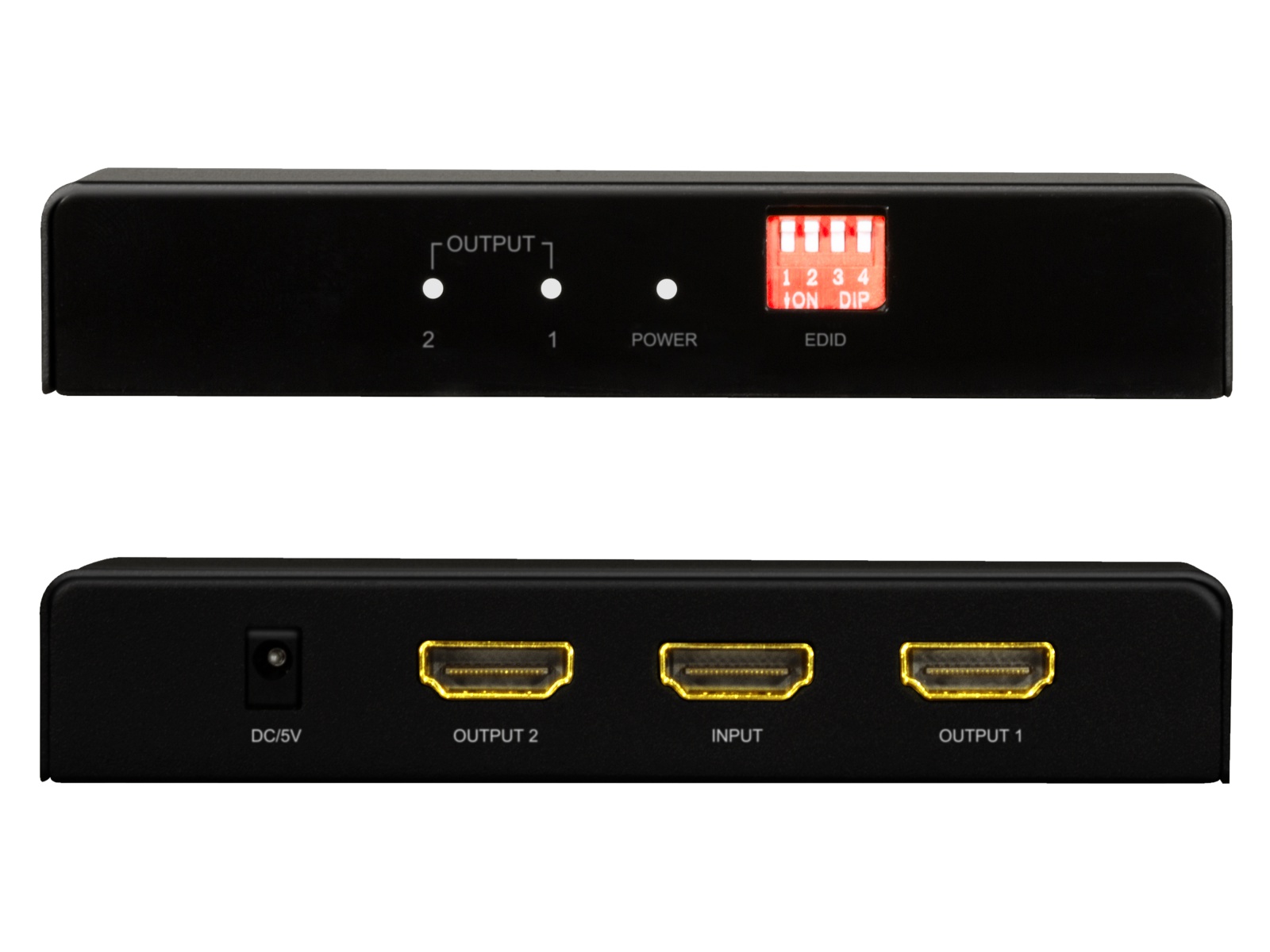 LOGILINK HDMI-Splitter HD0033, 1x2-Port, 4K/60 Hz, Downscaler