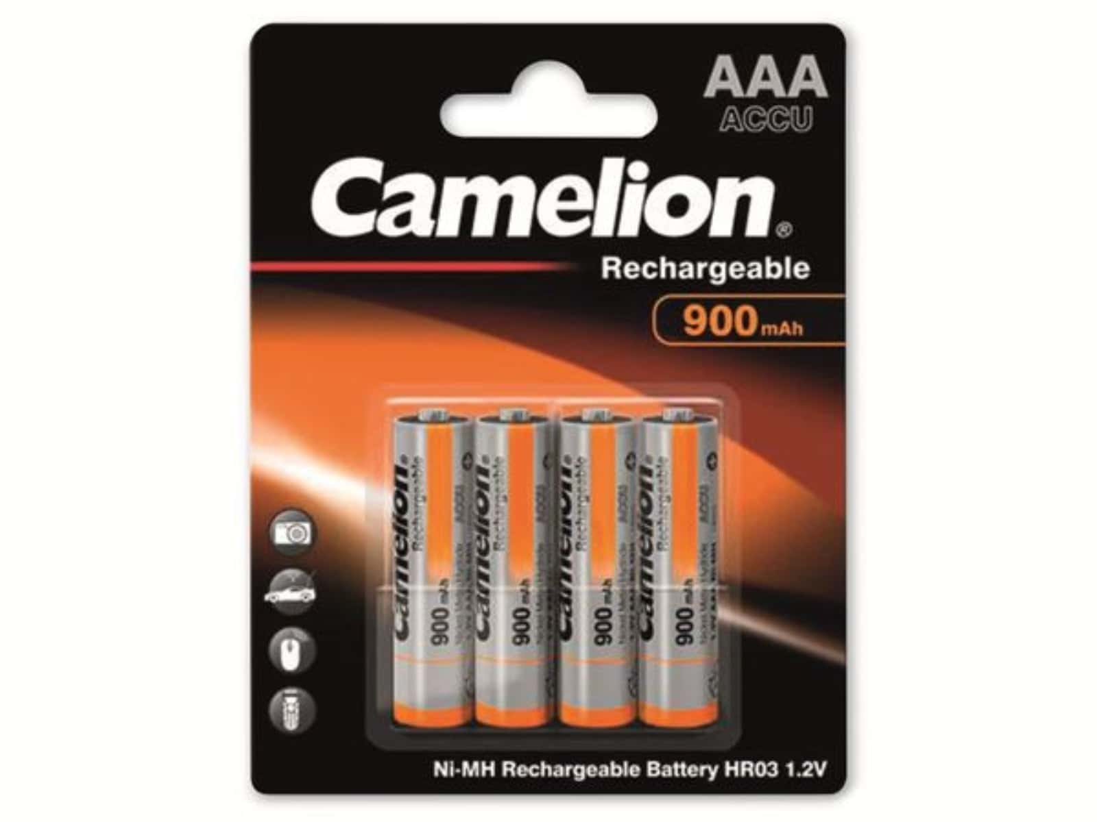 CAMELION NiMH-Micro-Akku 900mAh, 4 Stück