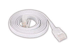 S-IMPULS CAT.6 Patchkabel, slim, 0,25 m, weiß