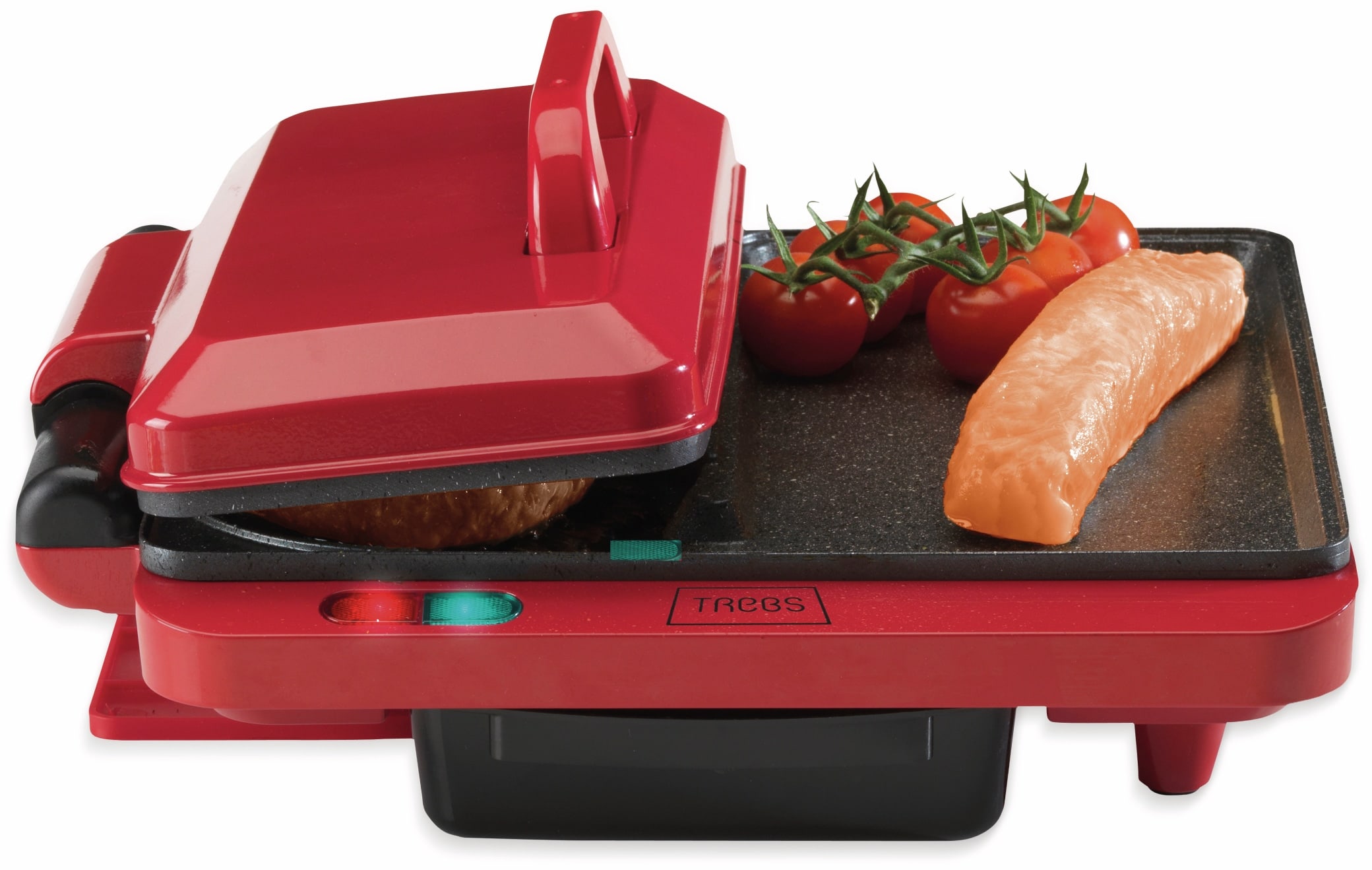 TREBS Kontaktgrill 99362, 2in1, 1000 W