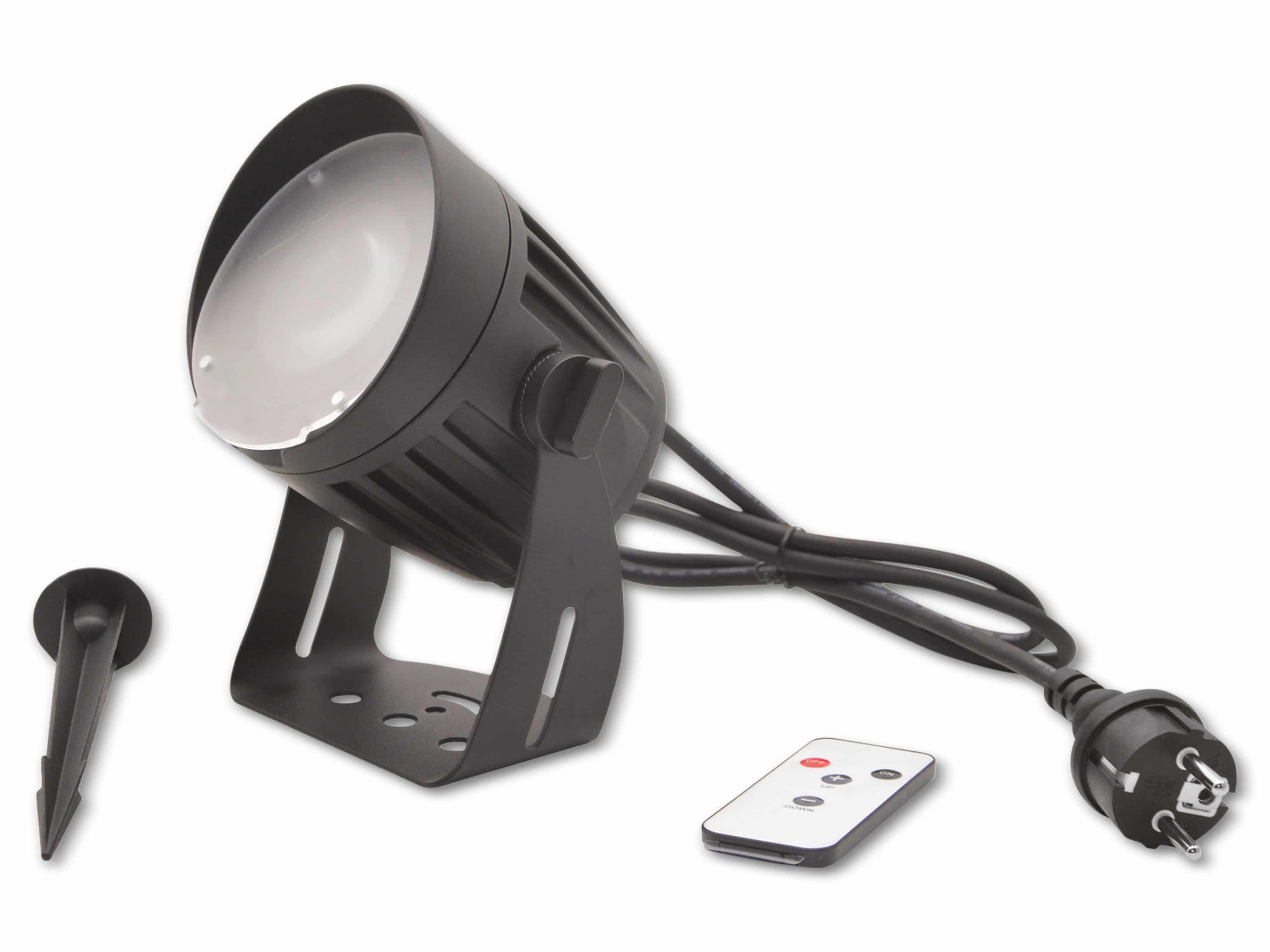 EUROLITE LED-Outdoor-Spot, 18 W, warmweiß, mit Erdspieß