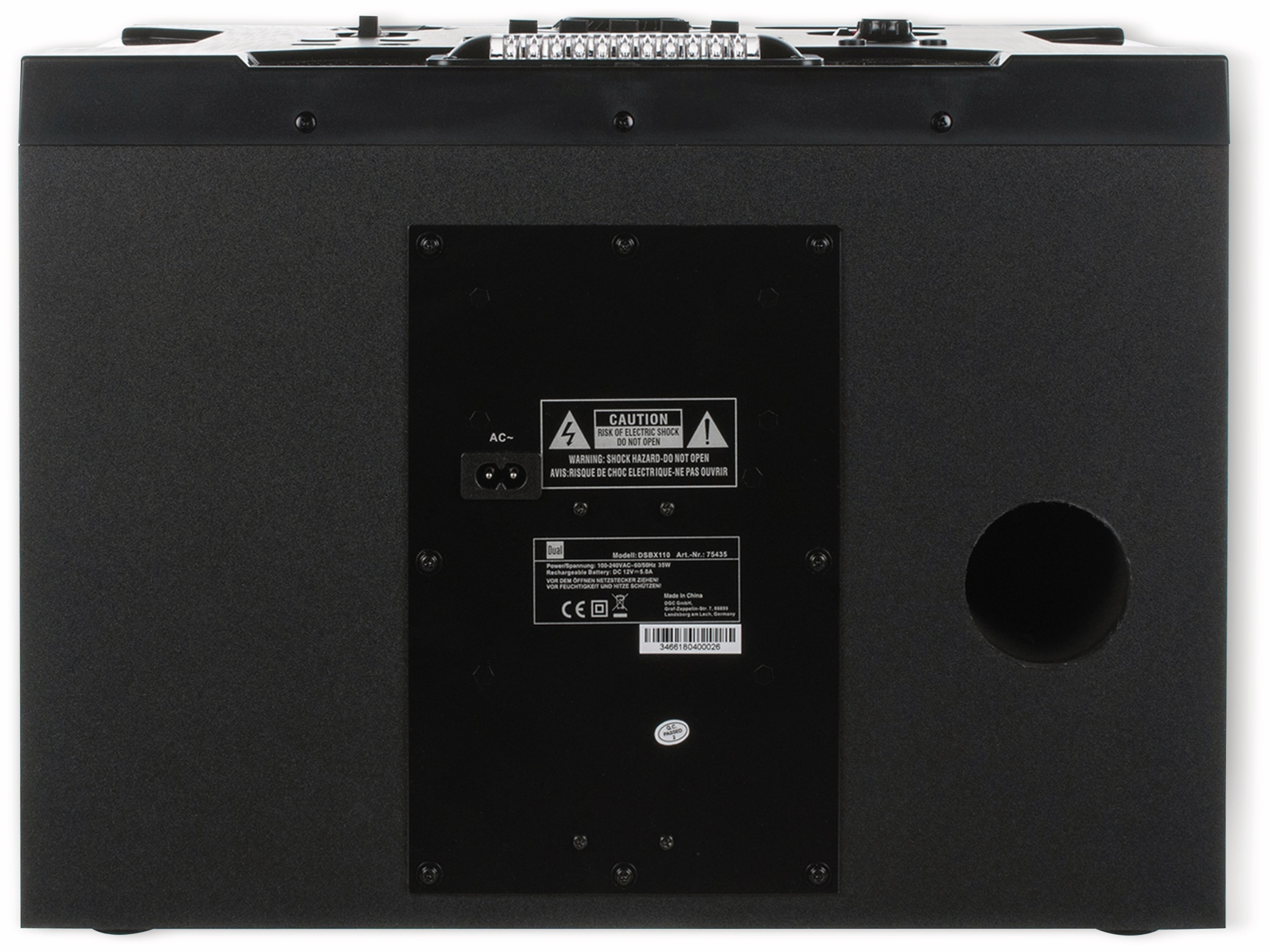 Dual Portabler Lautsprecher DSBX 110, schwarz