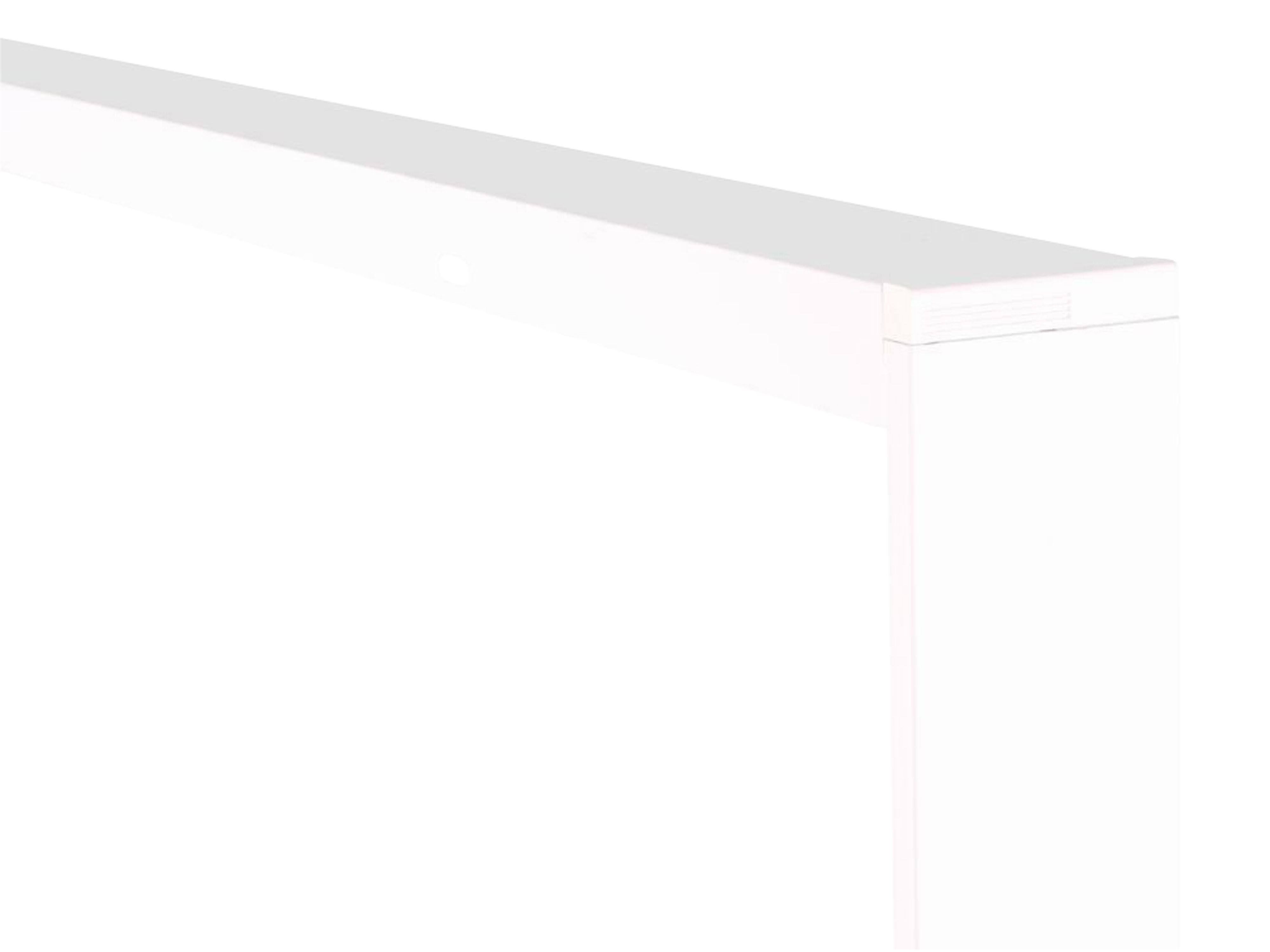 LUXULA LED-Panel Aufbaurahmen LX0716, 120x30 cm, steckbar, weiß