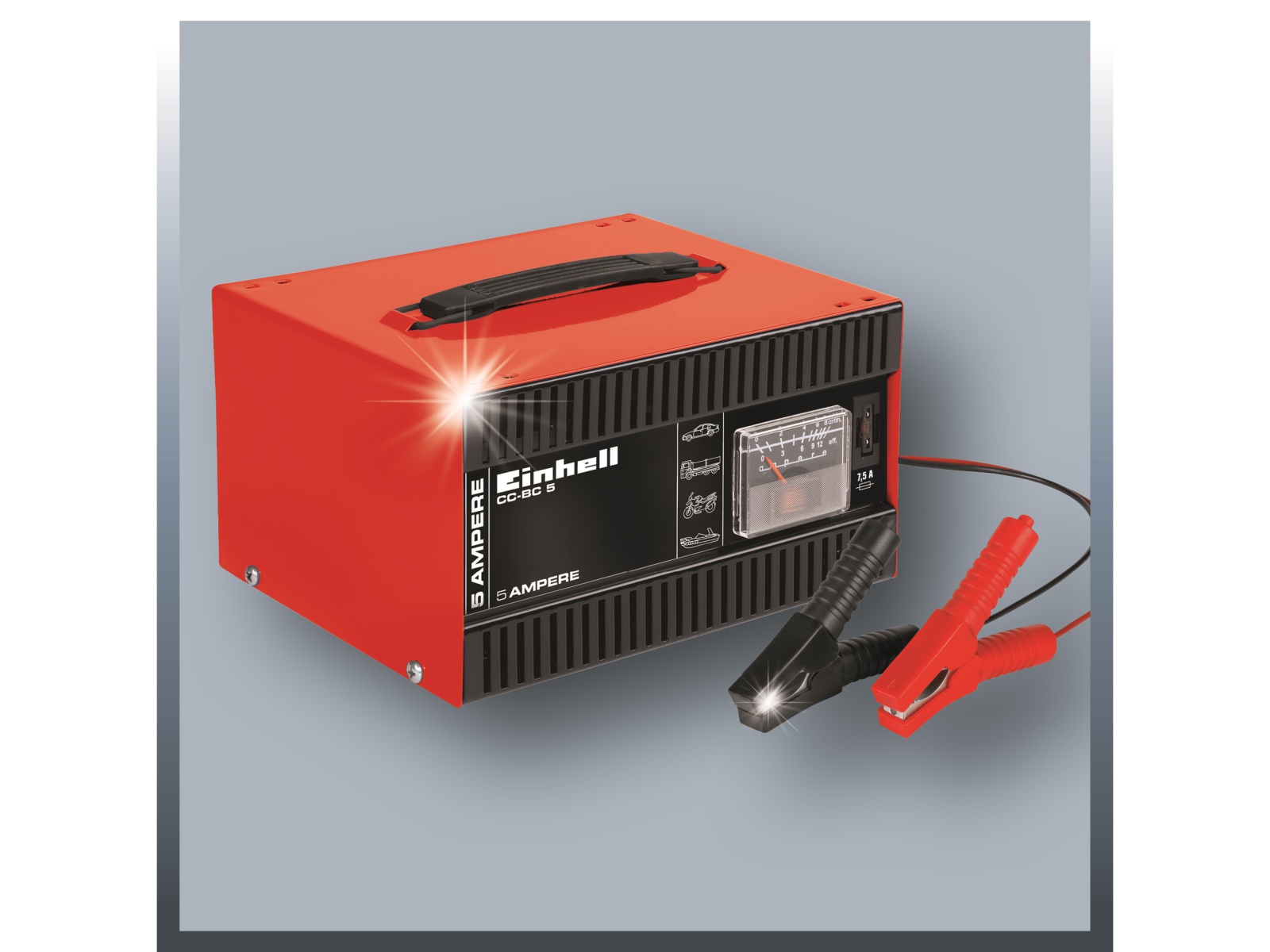 EINHELL Batterie-Ladegerät EINHELL CC-BC 5, 12 V, 5 A