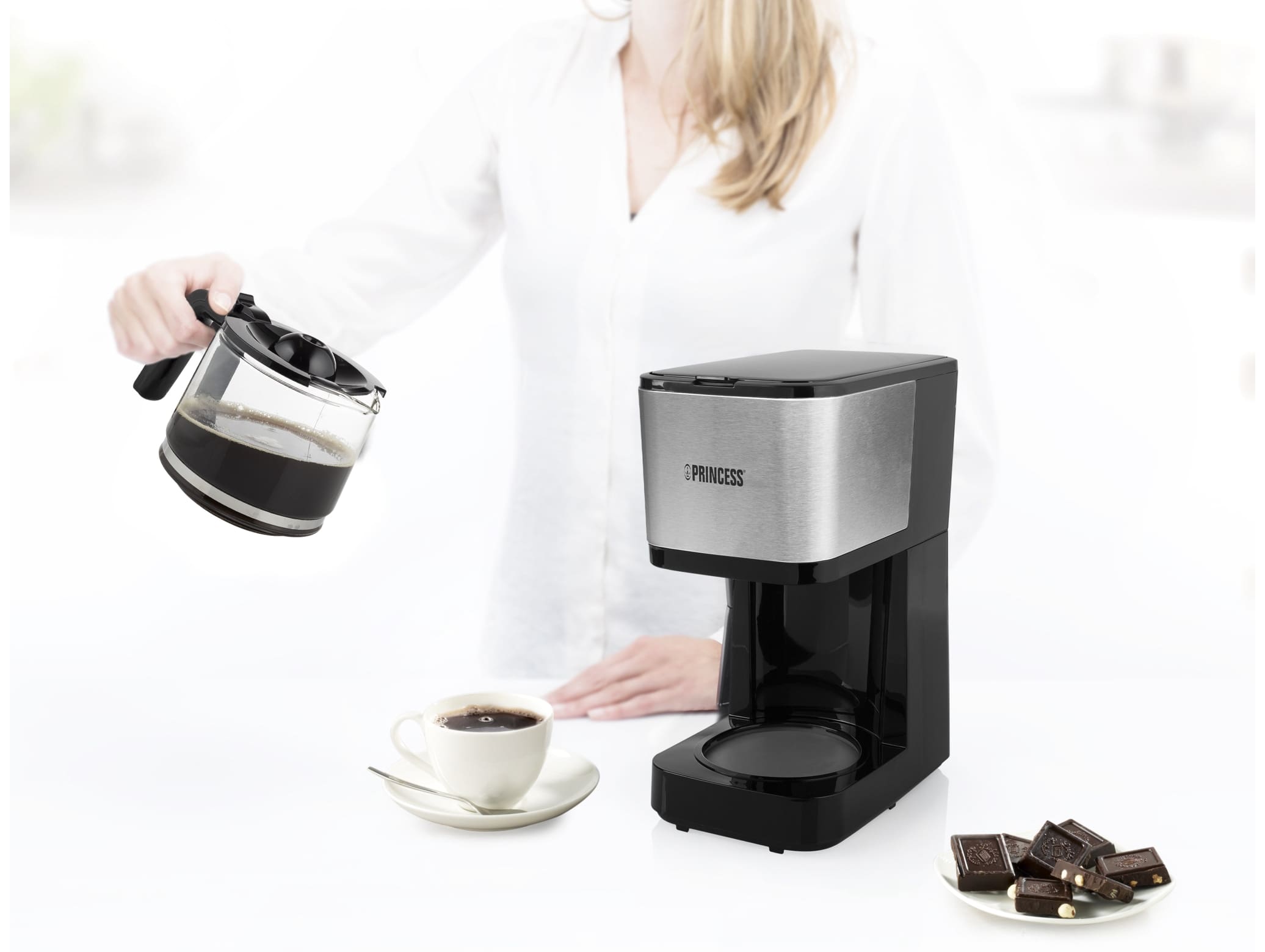 PRINCESS Kaffeemaschine 246030, 600 W, 0,75 L