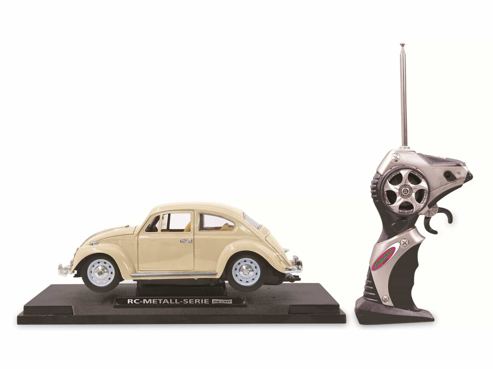 JAMARA VW Käfer RC Diecast, 1:18, creme weiß, 40 MHz