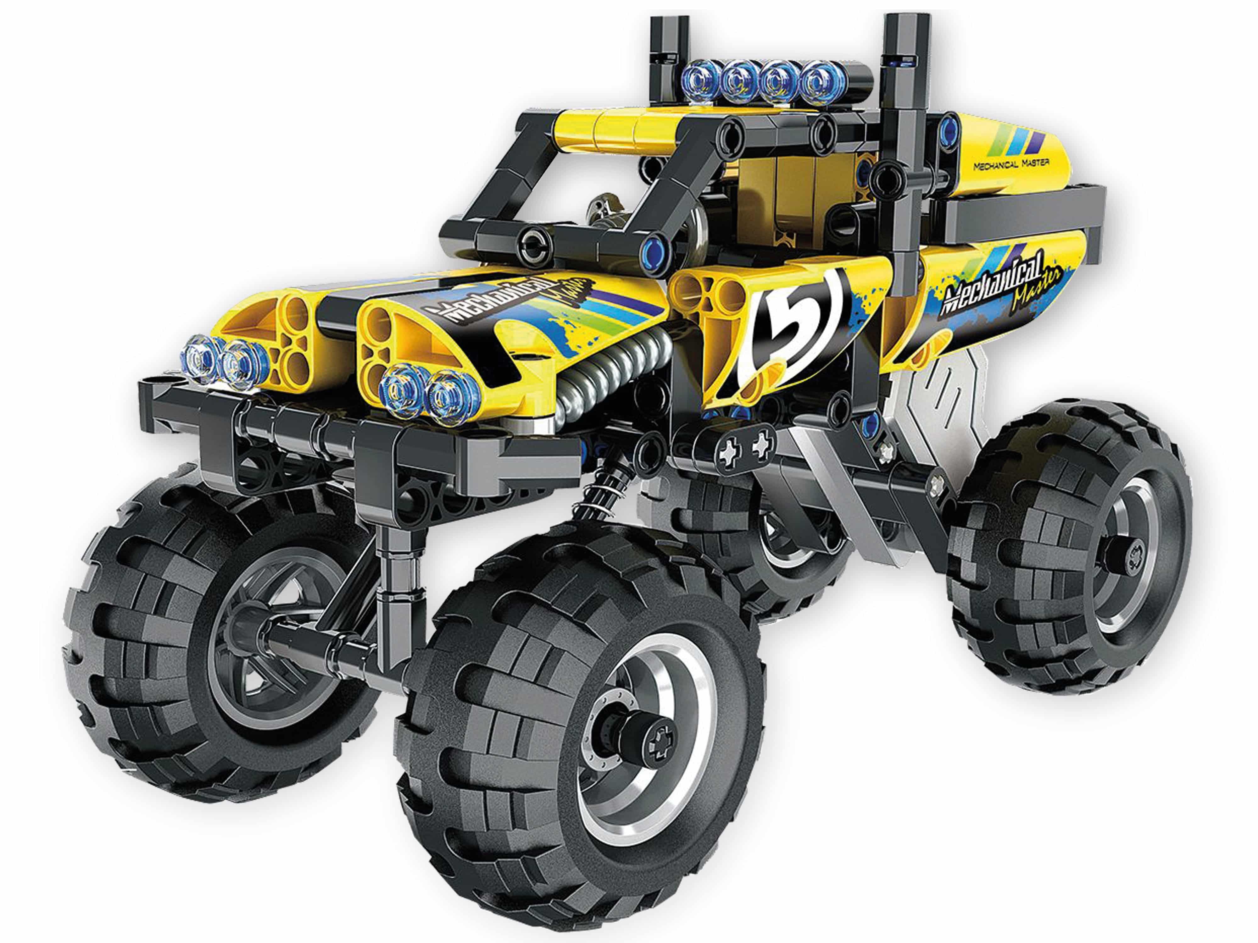 TEKNOTOYS Bausteinset Off-Road Fahrzeug gelb