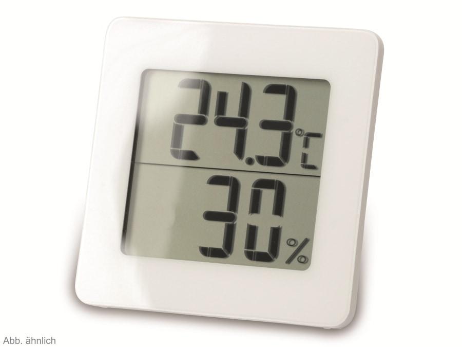 TFA Digitales Thermo-Hygrometer 30.5027.02, weiß