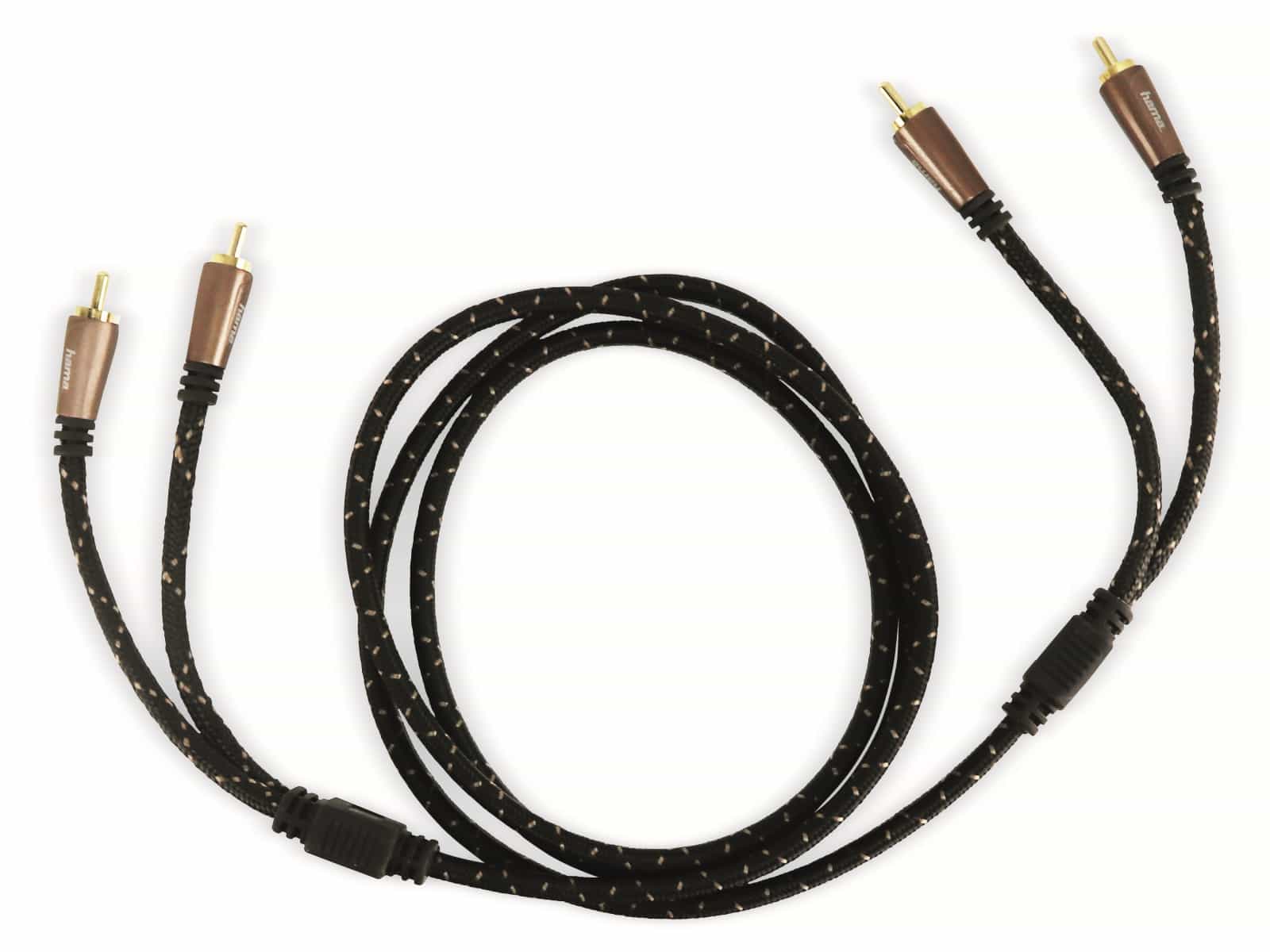 Hama Audio-Kabel 122292, 2x Cinchstecker auf 2x Cinchstecker, 1,5 m