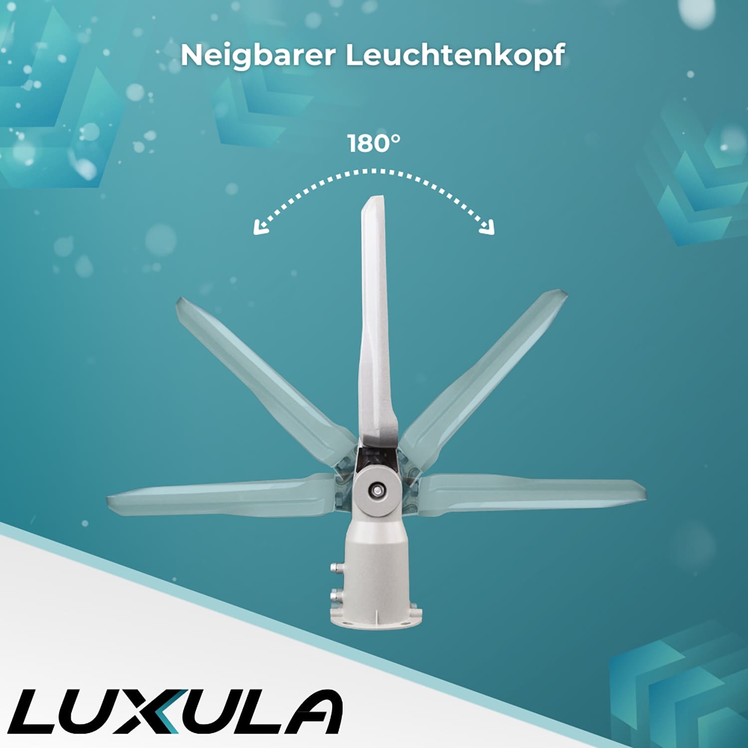 LUXULA LED-Straßenleuchte LX800100, 50W, 6000lm, 4000K, neutralweiß, IP65