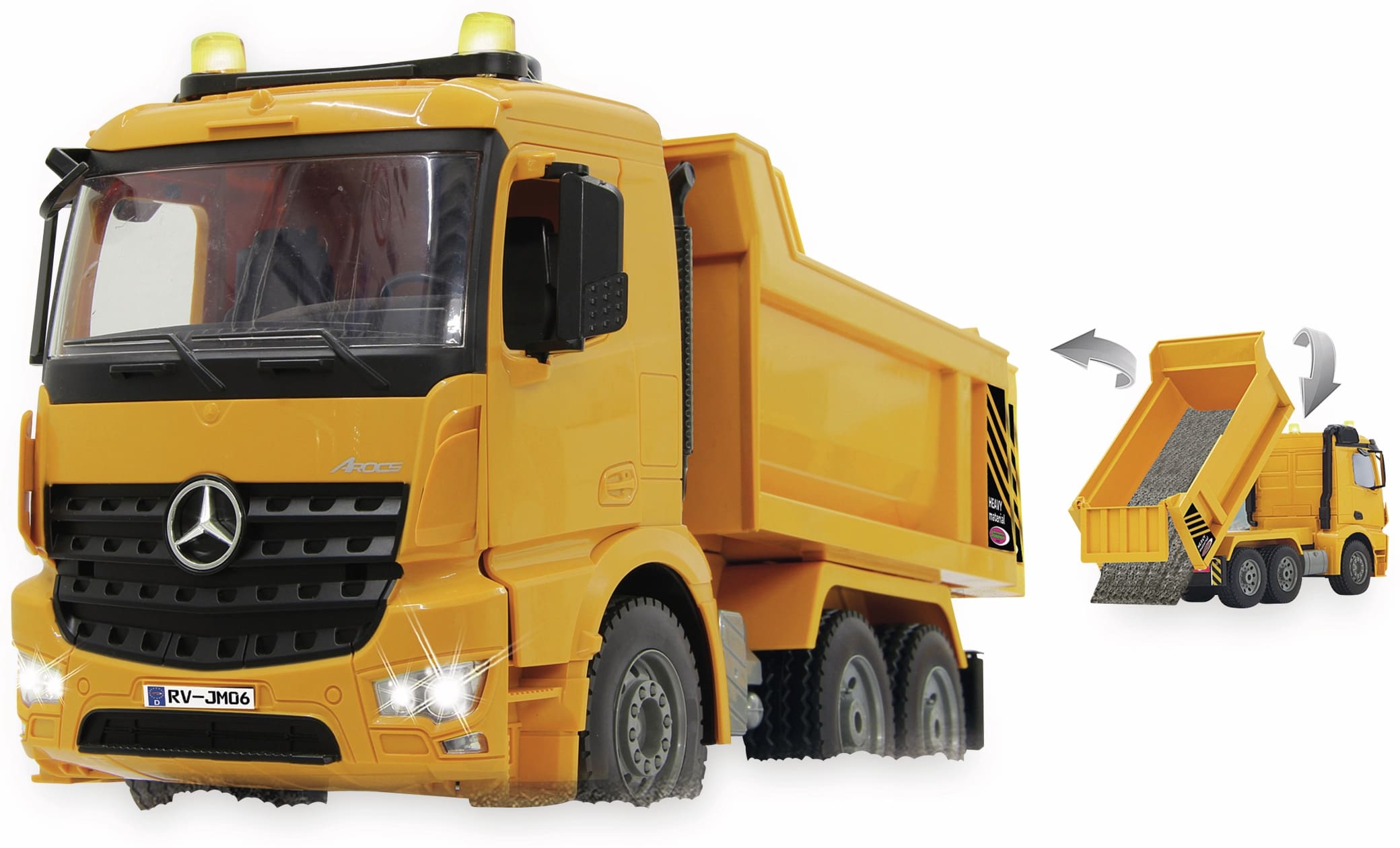 JAMARA Muldenkipper Mercedes-Benz Arocs, 1:20, 2,4GHz