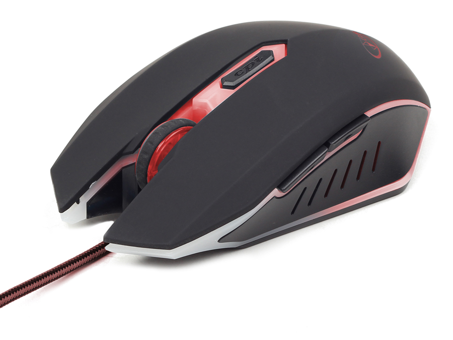 GEMBIRD Gaming-Maus 2400dpi, rot