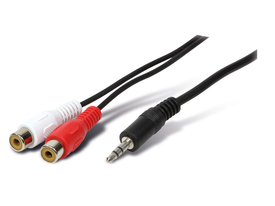 S-IMPULS Audio-Adapterkabel Klinke 3,5 mm auf Cinchbuchse, 1,5 m