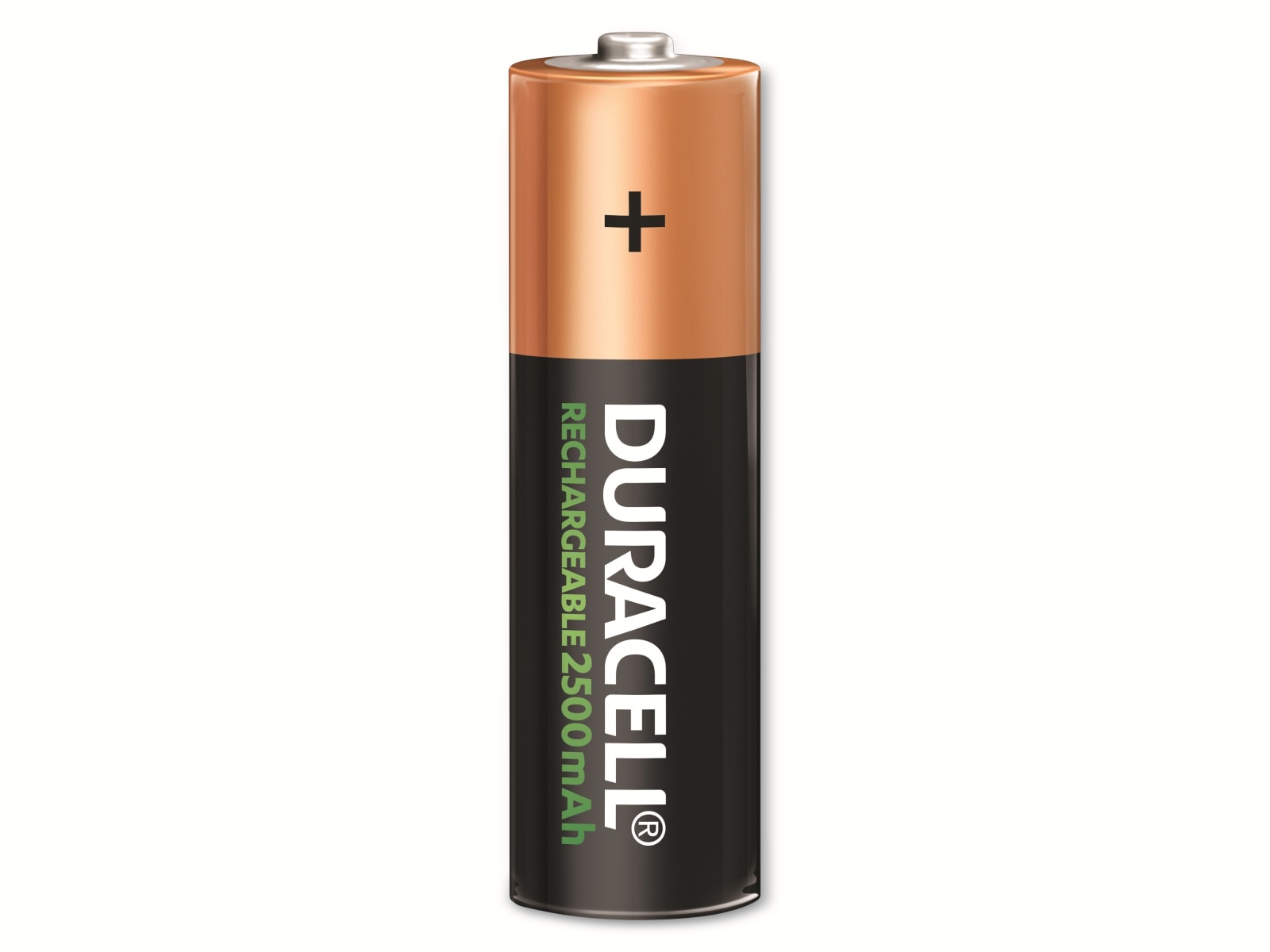 DURACELL NiMH-Mignon-Akku HR06, 1.2V/2500mAh, rechargeable, 4 Stück