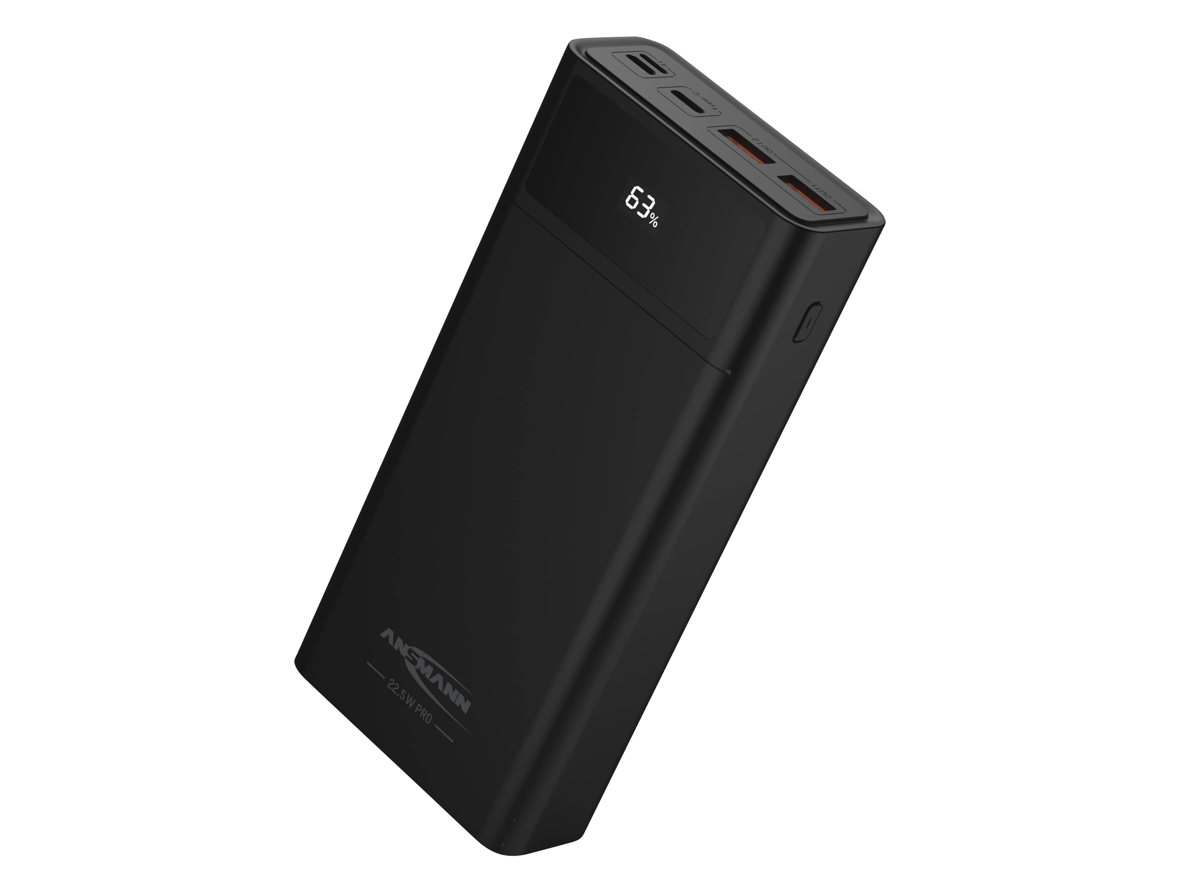 ANSMANN Powerbank PB322PD, 24.000mAh, schwarz