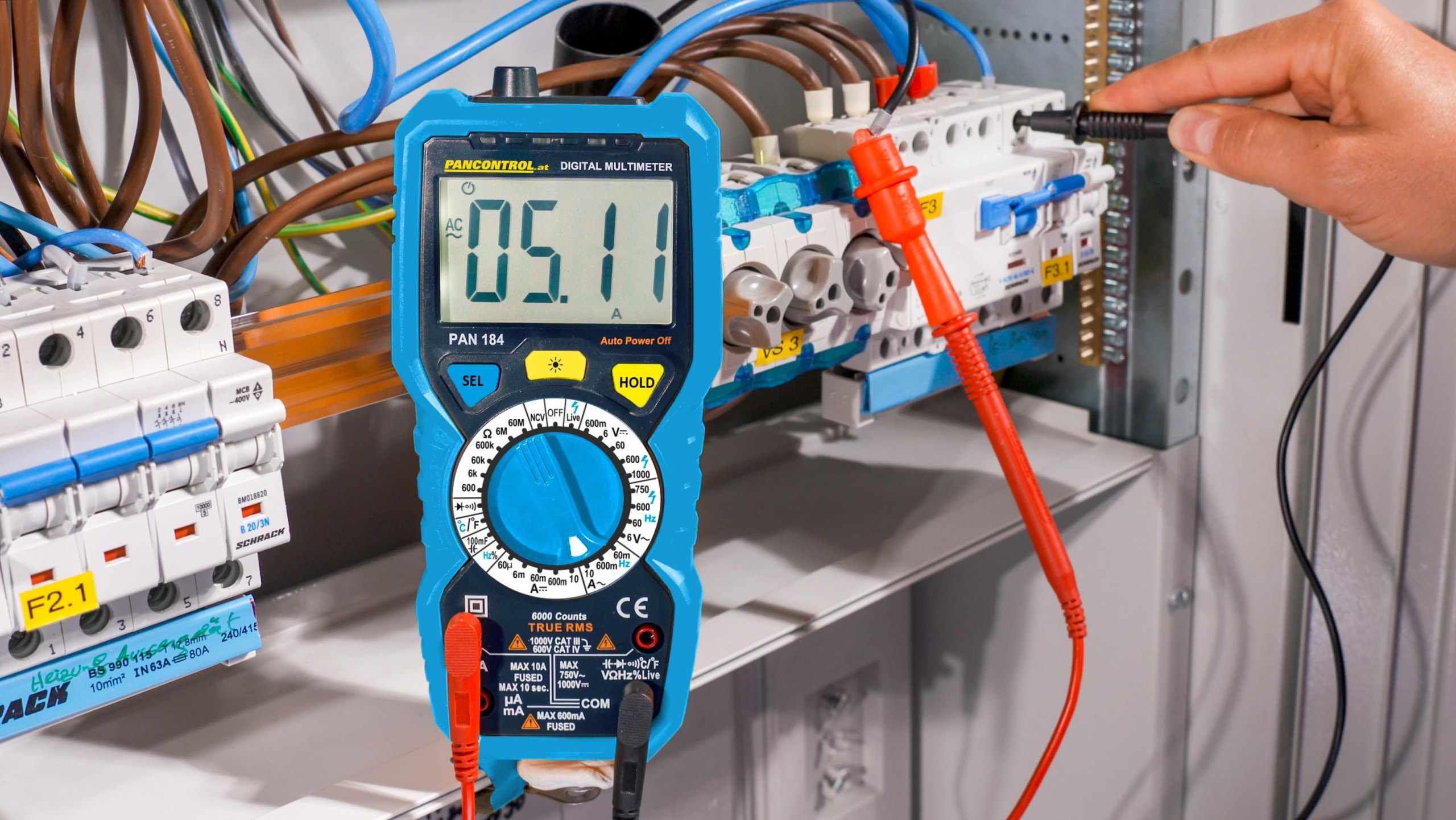 PANCONTROL True-RMS Multimeter PAN 184