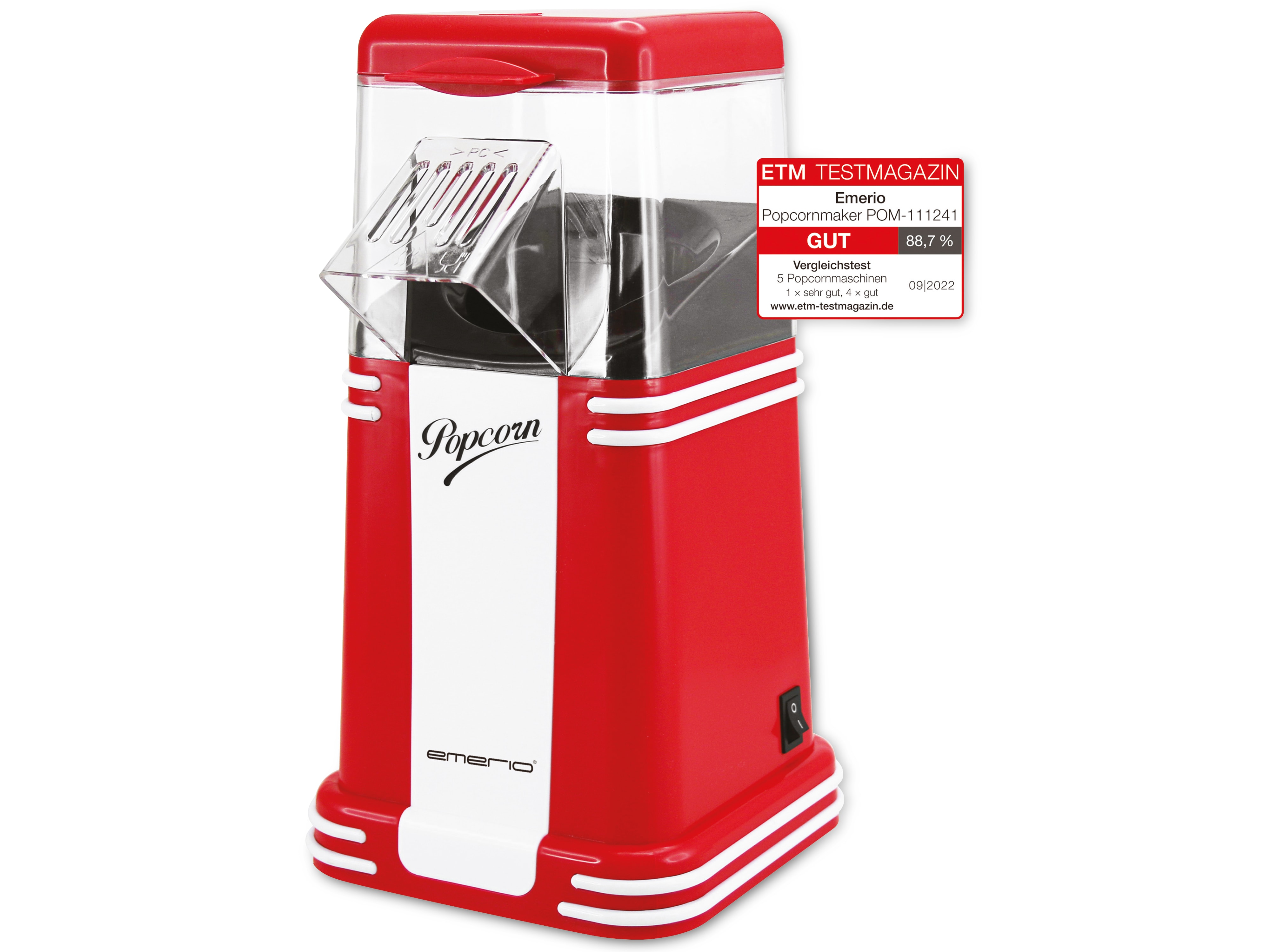 EMERIO Popcornmaschine POM-111241, 1200 W