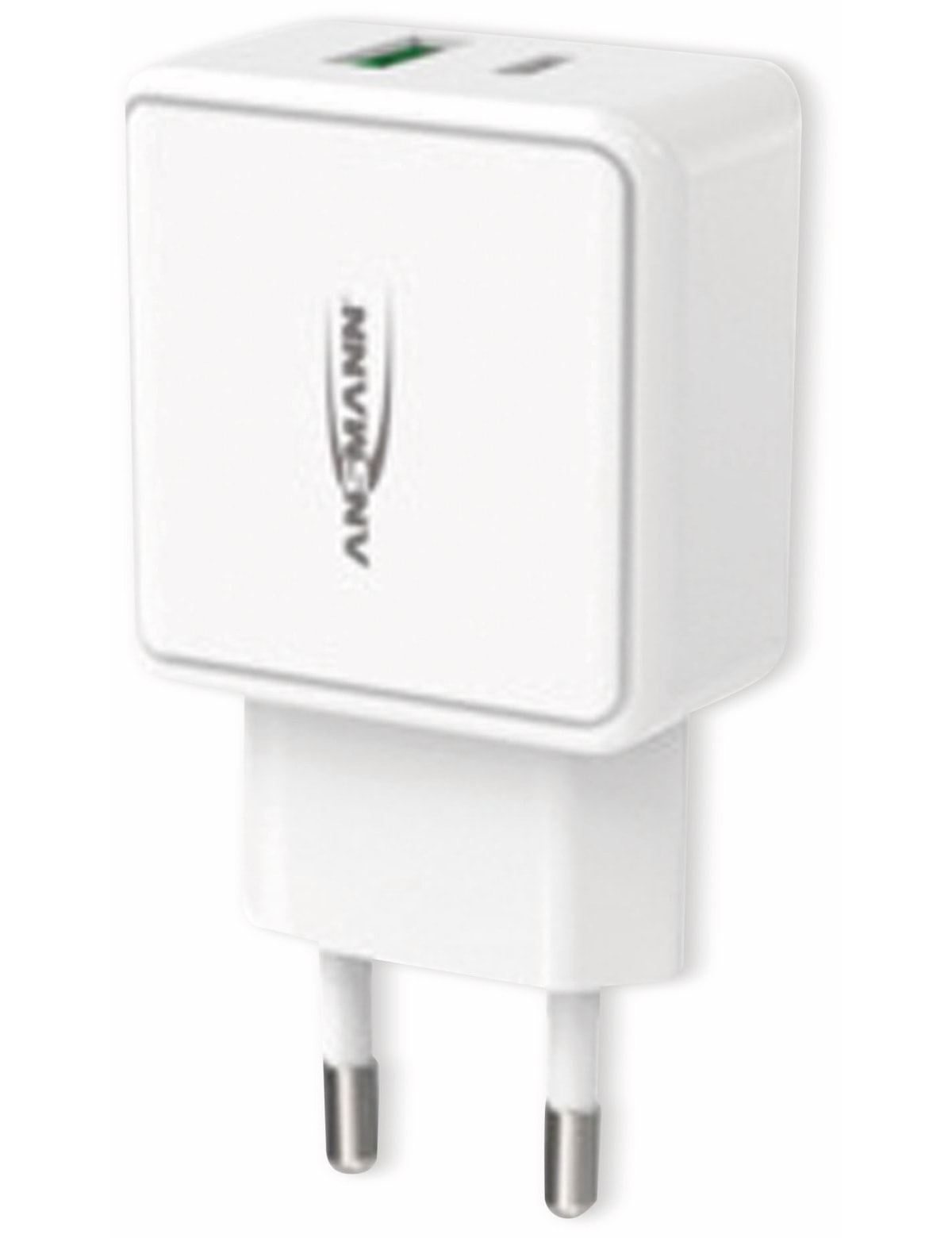 ANSMANN USB-Ladegerät HomeCharger HC218PD, 5 - 12V, 3000 mA, weiß