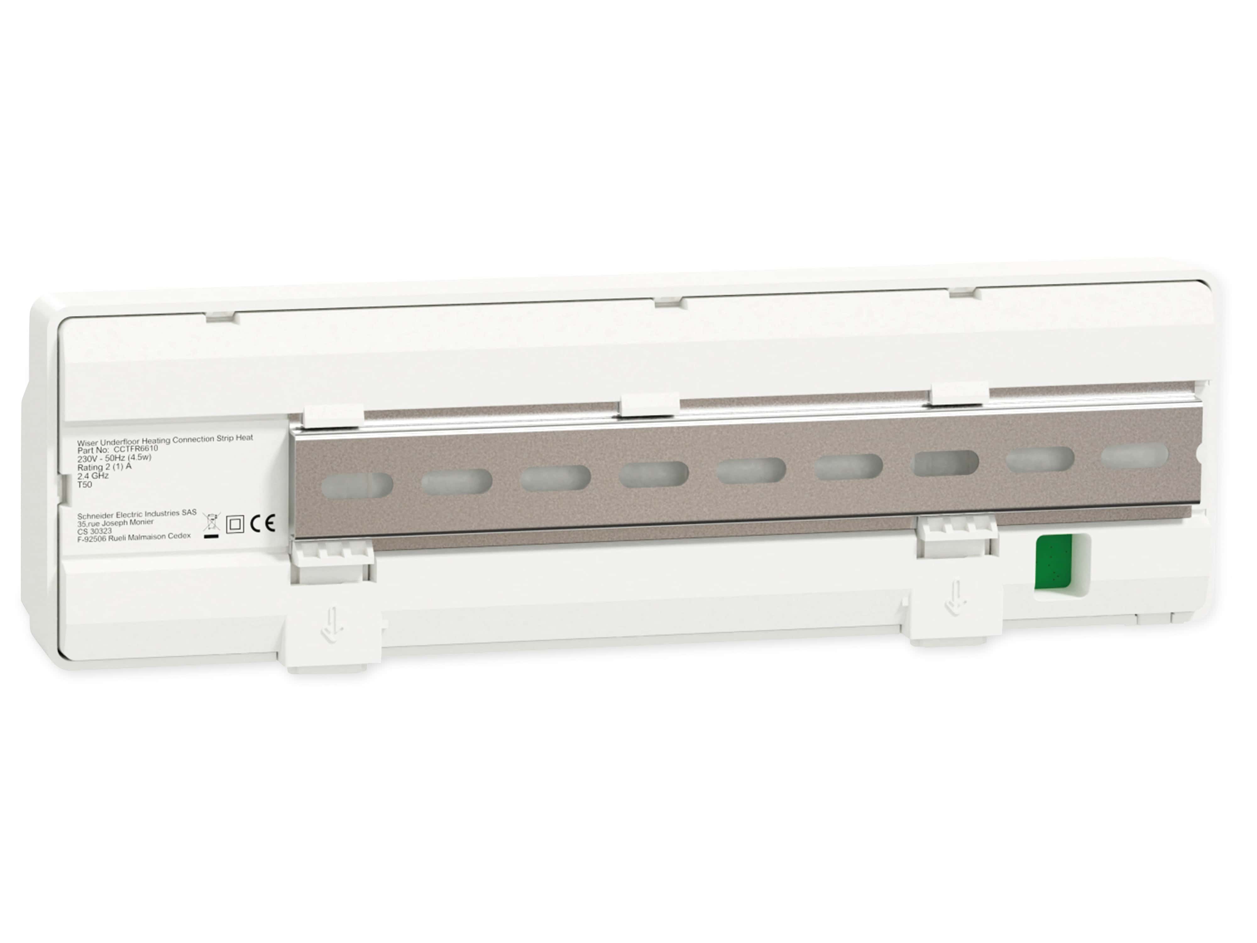 SCHNEIDER ELECTRIC Smart Home Wiser Verteilerleiste Fußbodenheizung, CCTFR6610