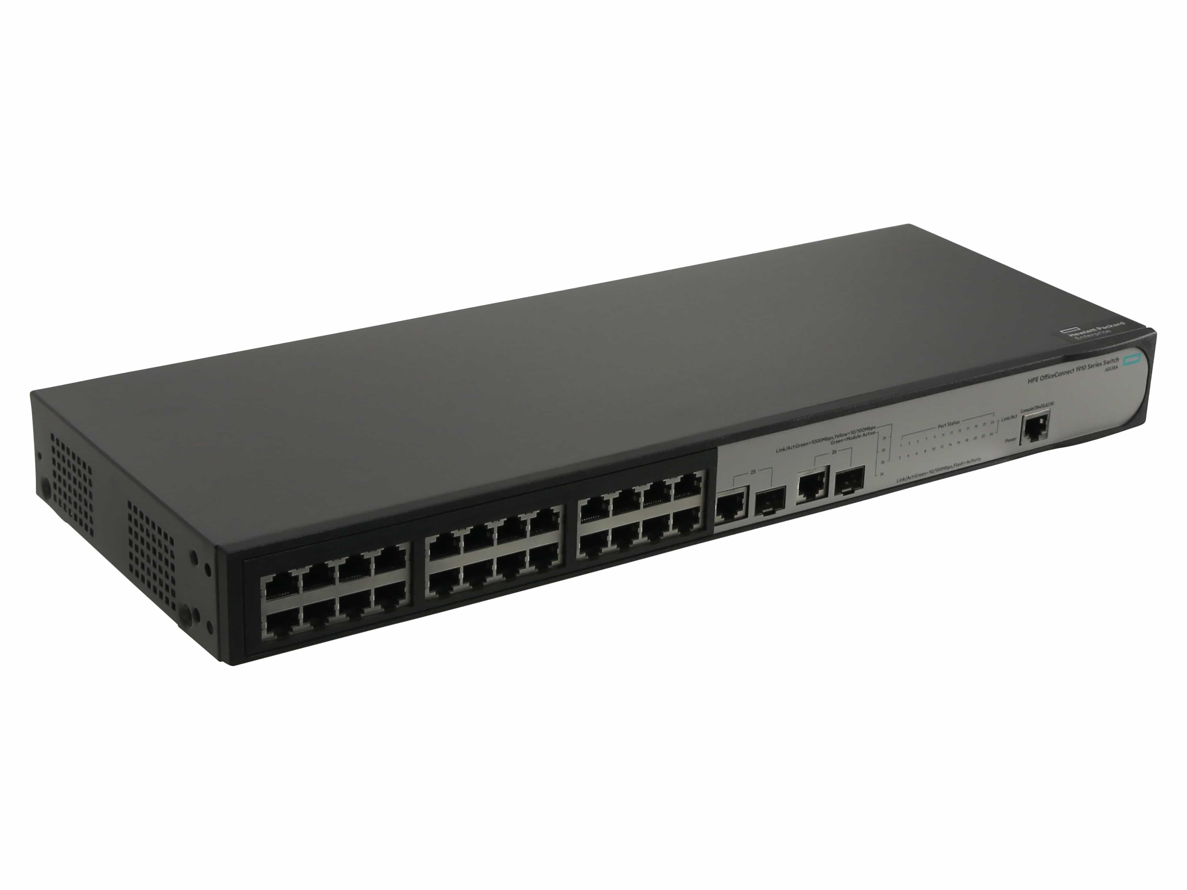 HP Hewlett Packard Enterprise OfficeConnect 1910 24 Managed L3 Fast Ethernet (10/100) 1U Grau