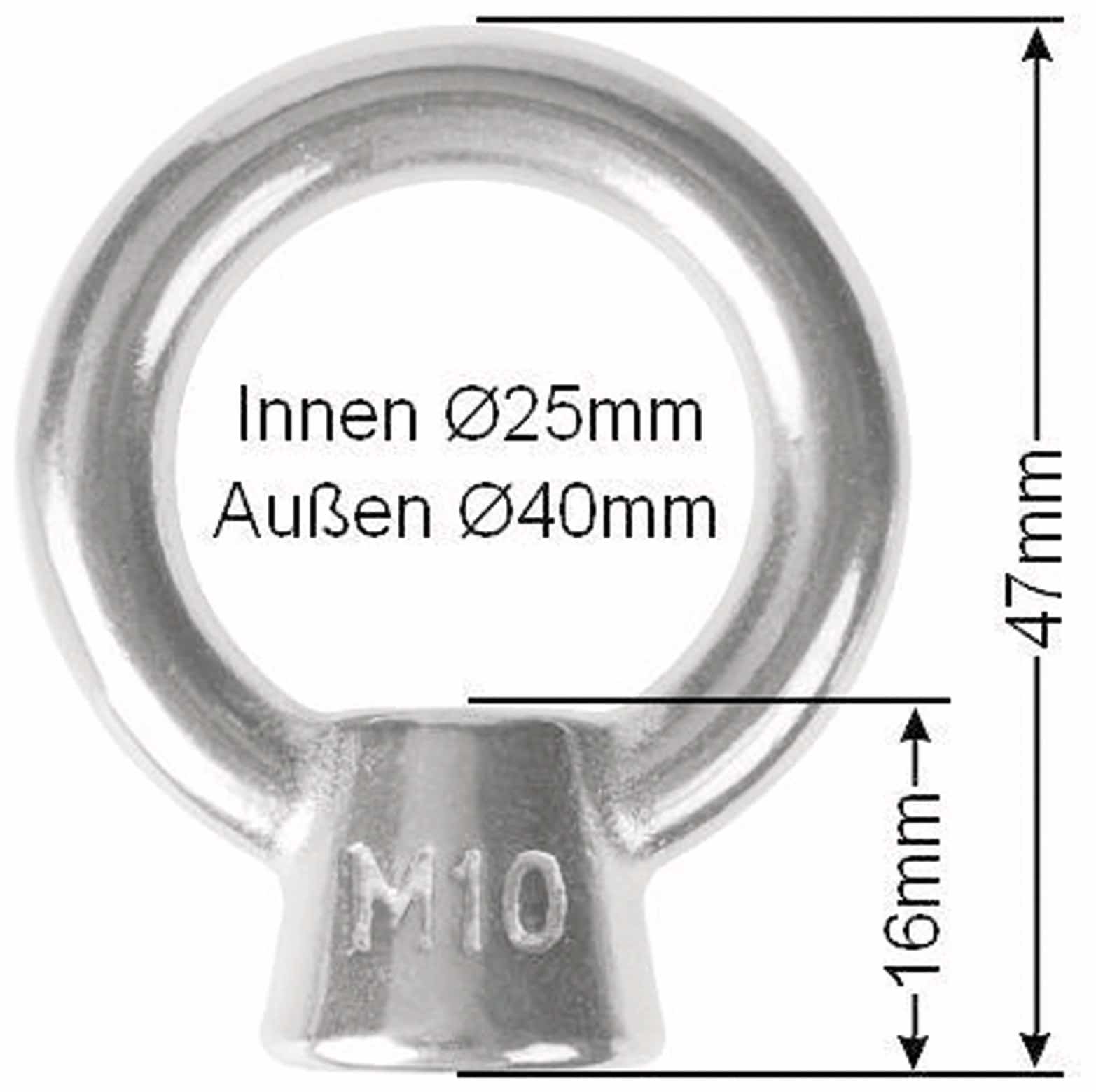 Ringmutter M10