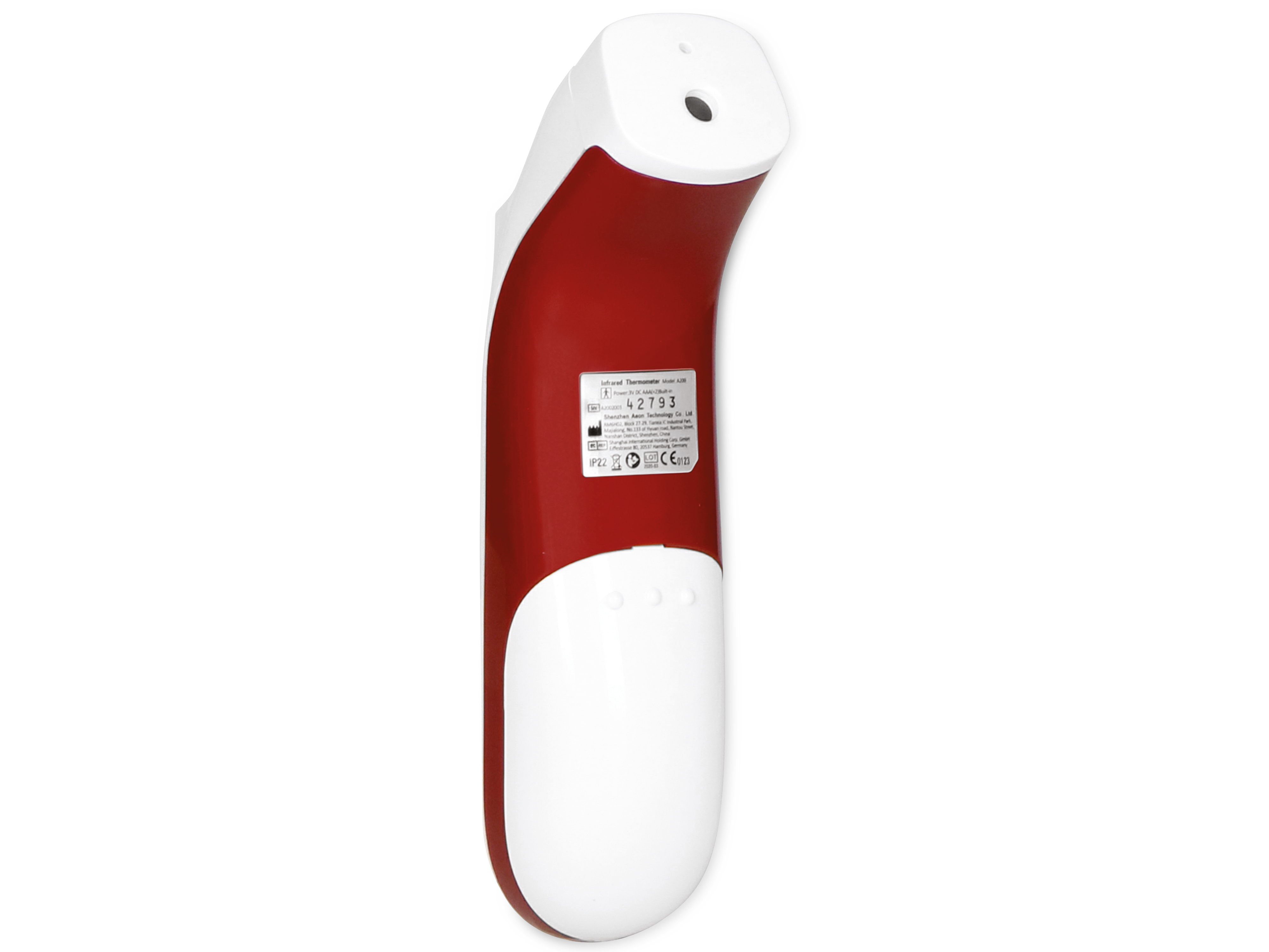 FYSIC IR-Stirnthermometer FT38, weiß