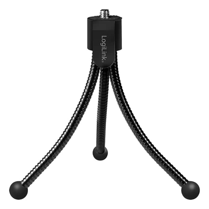 LOGILINK Mini-Stativ AA0139, 12 cm, flexible Beine