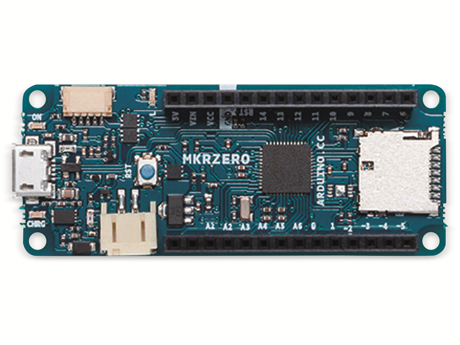 ARDUINO ®, Board MKR Zero, ABX00012, (I2S Bus & SD f. Sound, Musik & digitale Audiodaten)