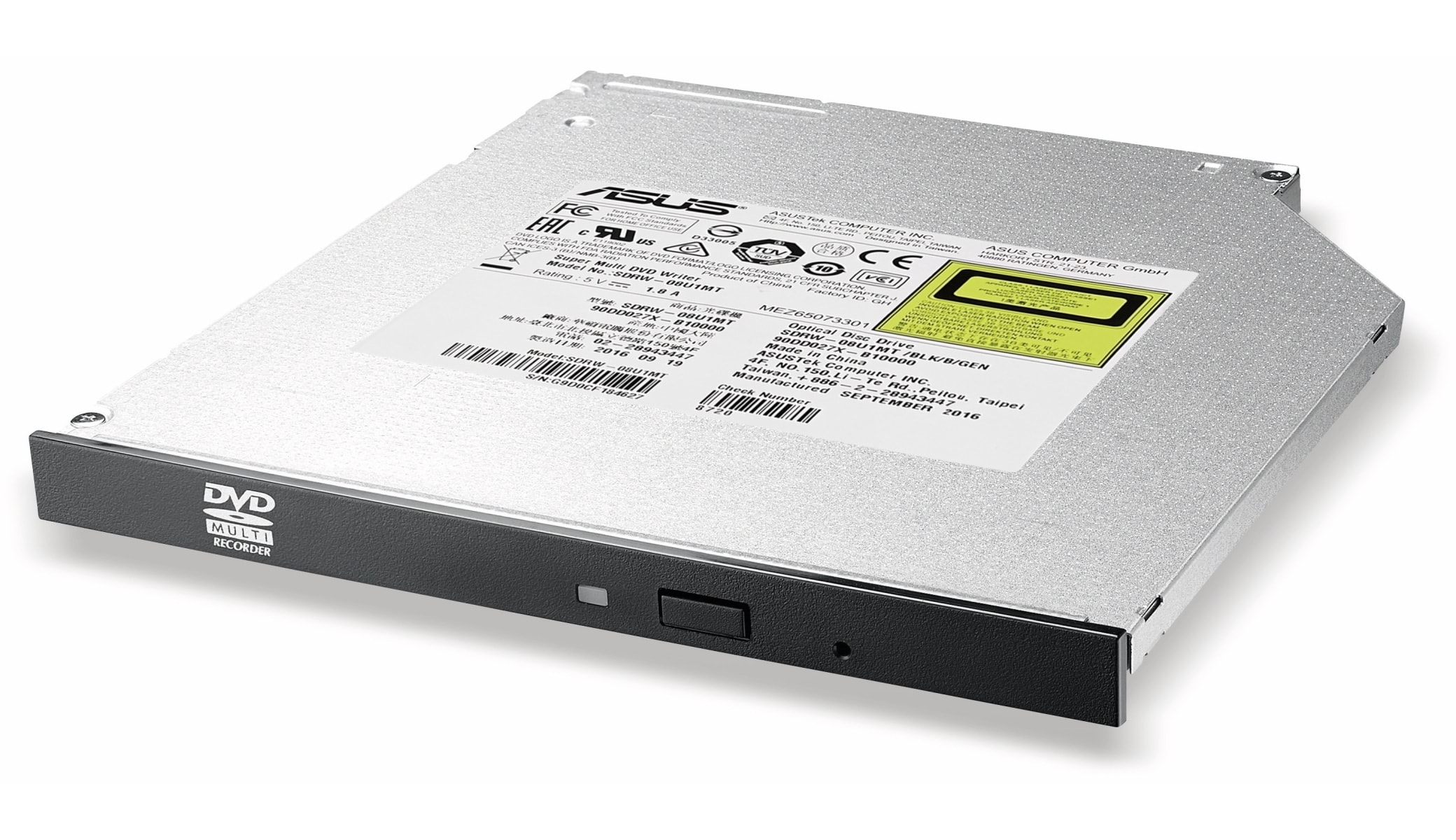 ASUS Slim DVD-Brenner SDRW-08U1MT, 8x, SATA