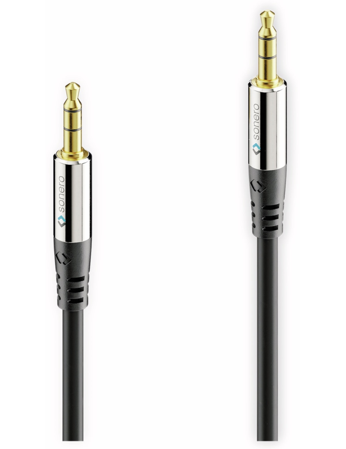 SONERO Klinkenkabel 3,5 mm, Stereo, 5 m, schwarz