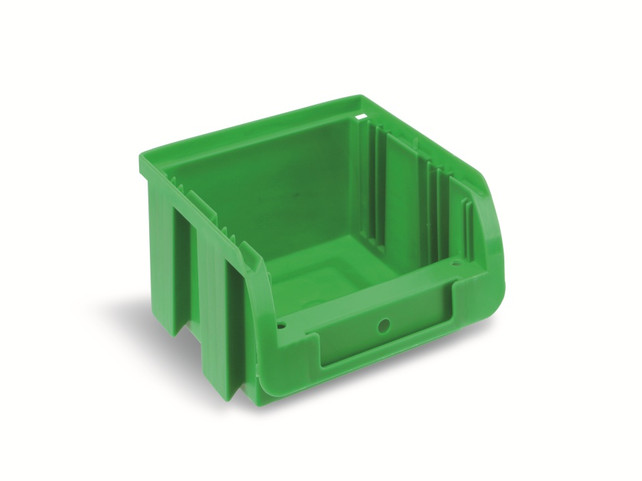 ALLIT Stapelsichtbox ProfiPlus Compact 1, 100x100x60 mm, grün