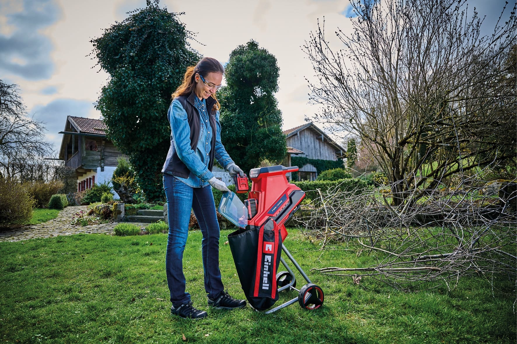 EINHELL Akku-Messerhäcksler REDAXXO 36/25