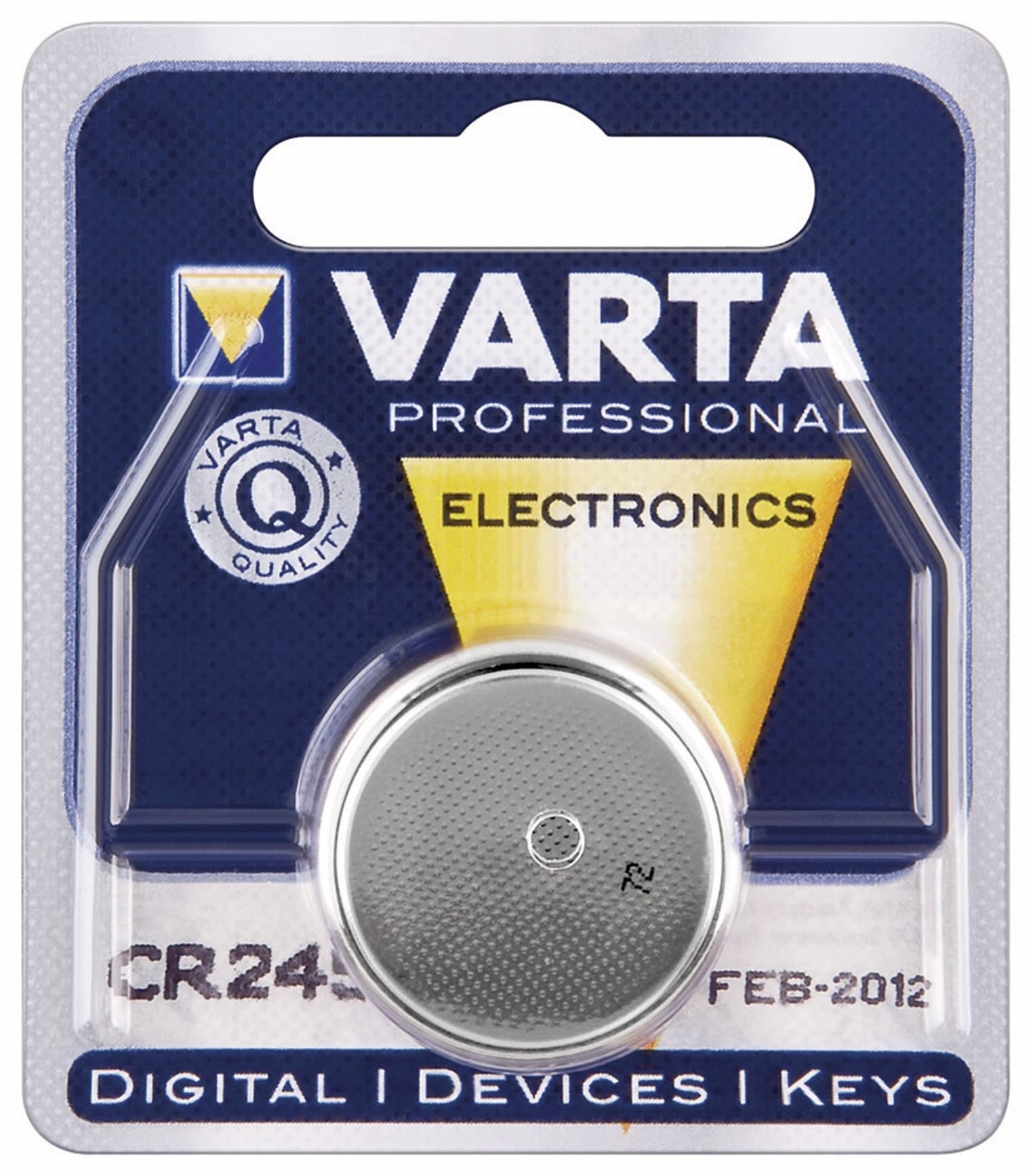 VARTA Lithium Knopfzelle CR2450