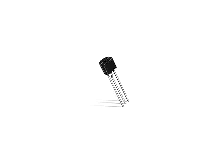 Transistor BC337-25, NPN, 45 V, 0,8 A, TO92