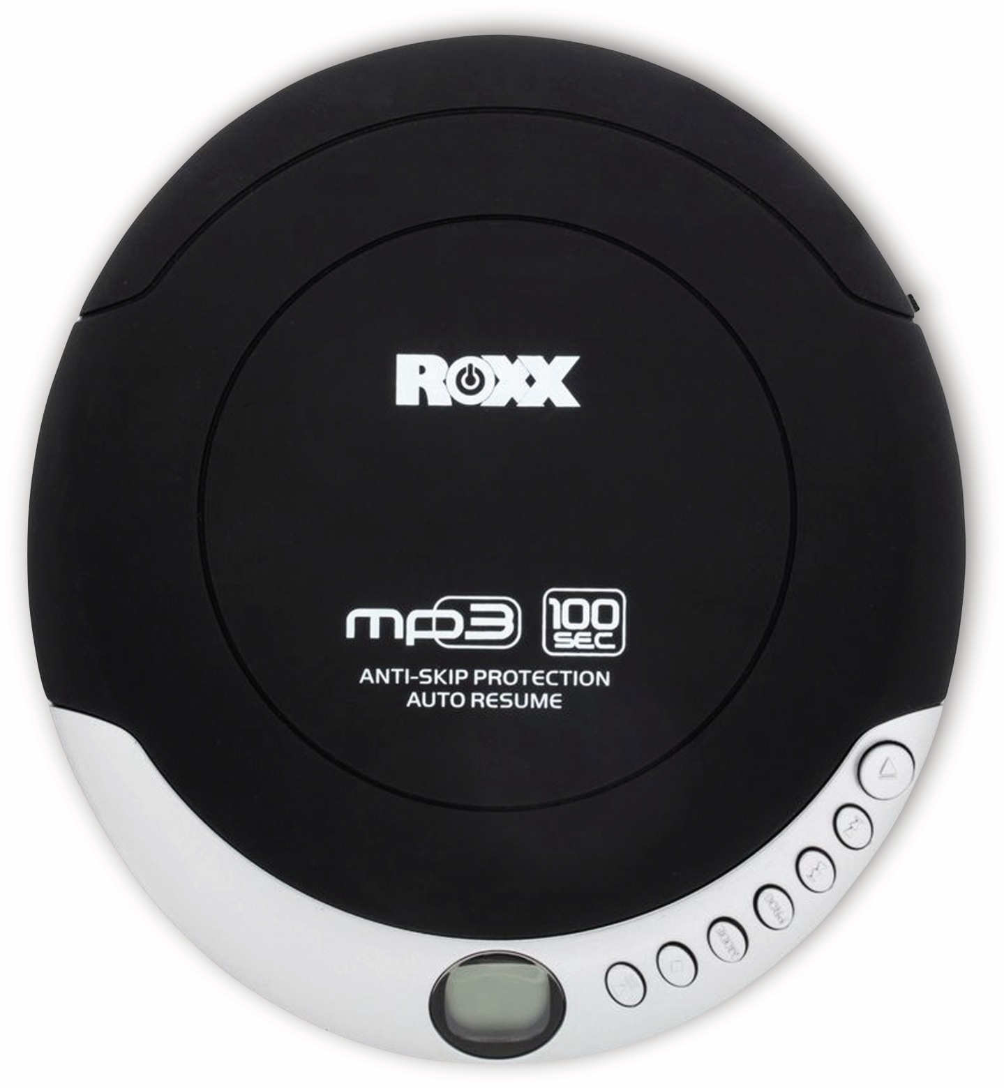 ROXX Portabler CD-Player PCD 501, schwarz