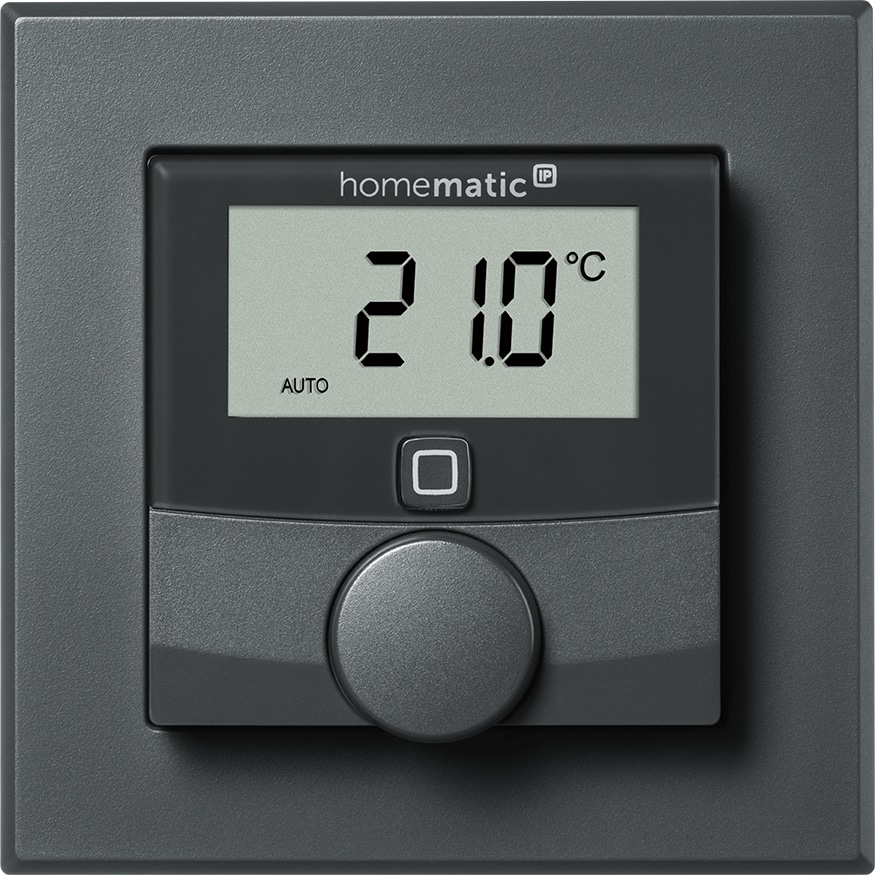 HOMEMATIC IP 159820A0, Wandthermostat Luftfeuchtigkeitssensor, anthrazit