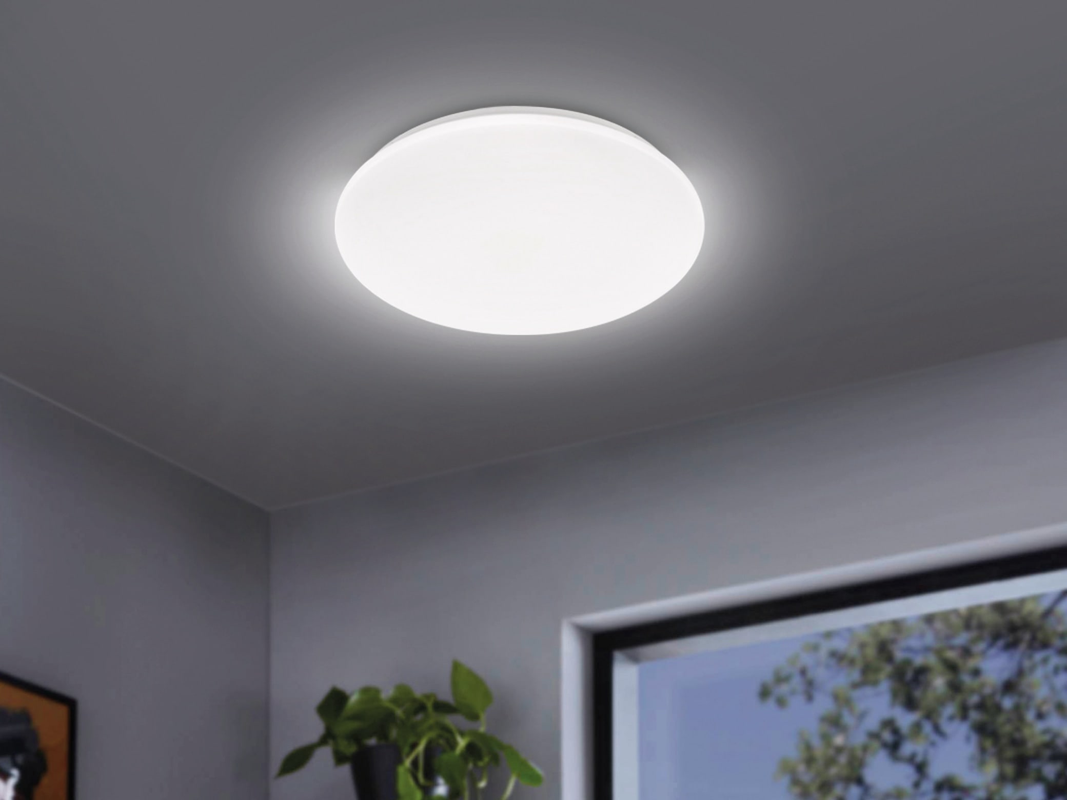 EGLO LED-Deckenleuchte POGLIOLA, 36W, 3350 lm, 3000K, 490 mm