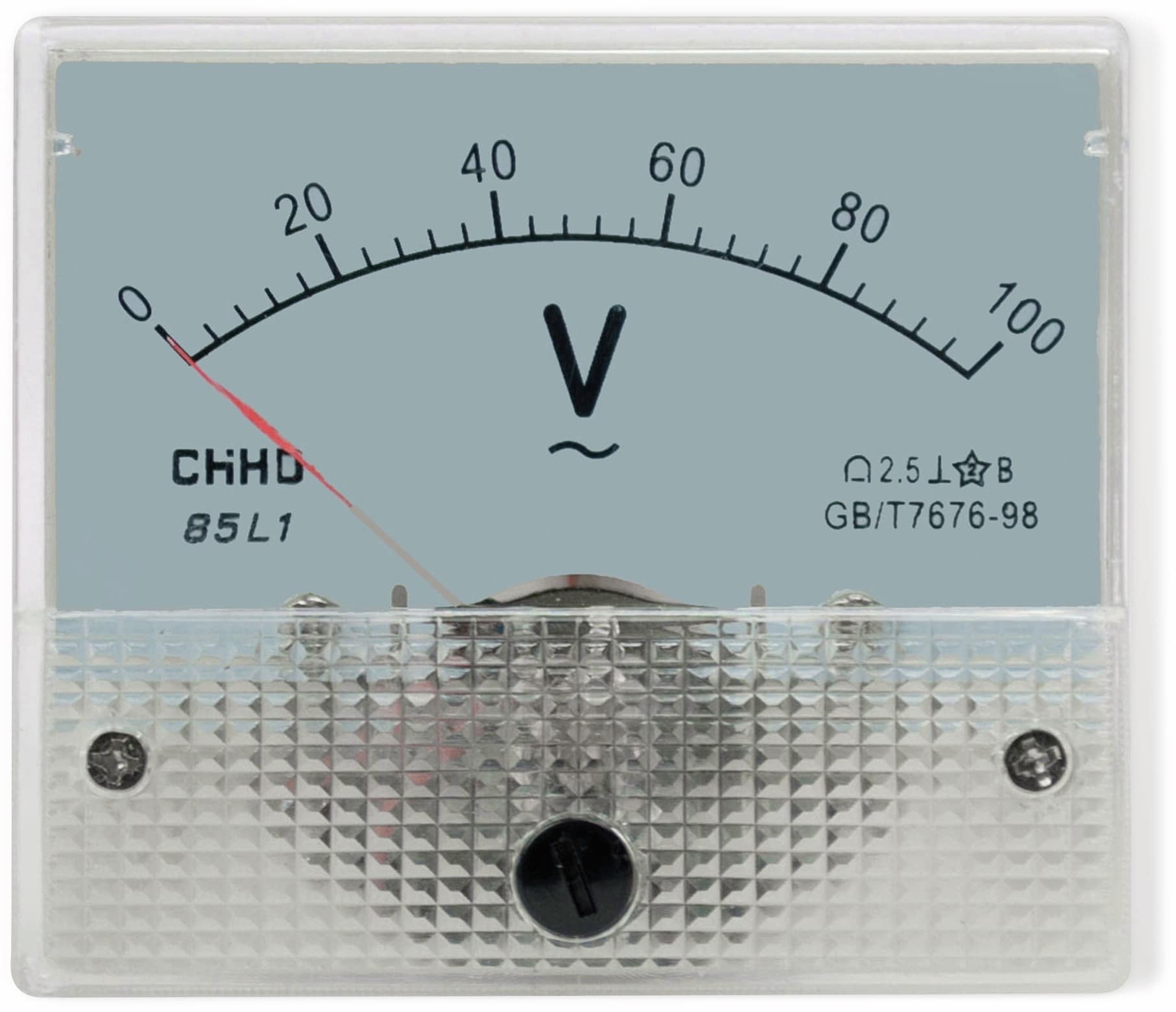 Einbau-Messinstrument, 0...100 V~