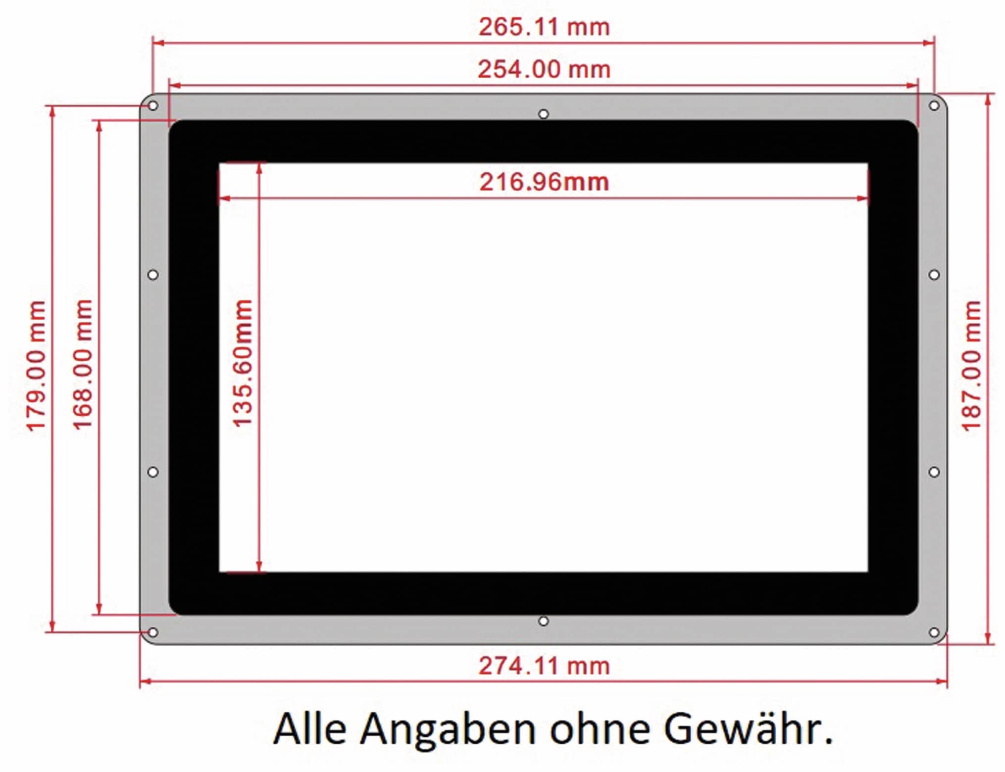 JOY-IT 10.1“ Touchscreen Display für Raspberry Pi 