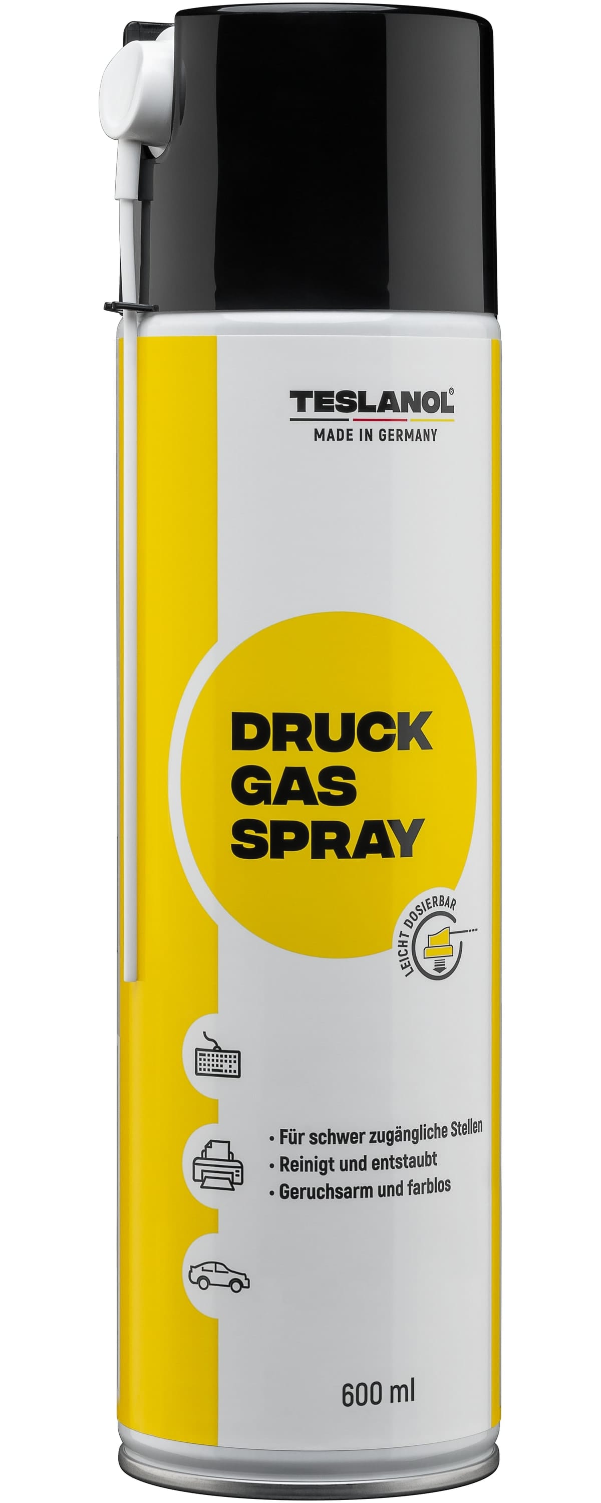 TESLANOL Druckluftspray 49752, 600 ml, 6 Stück