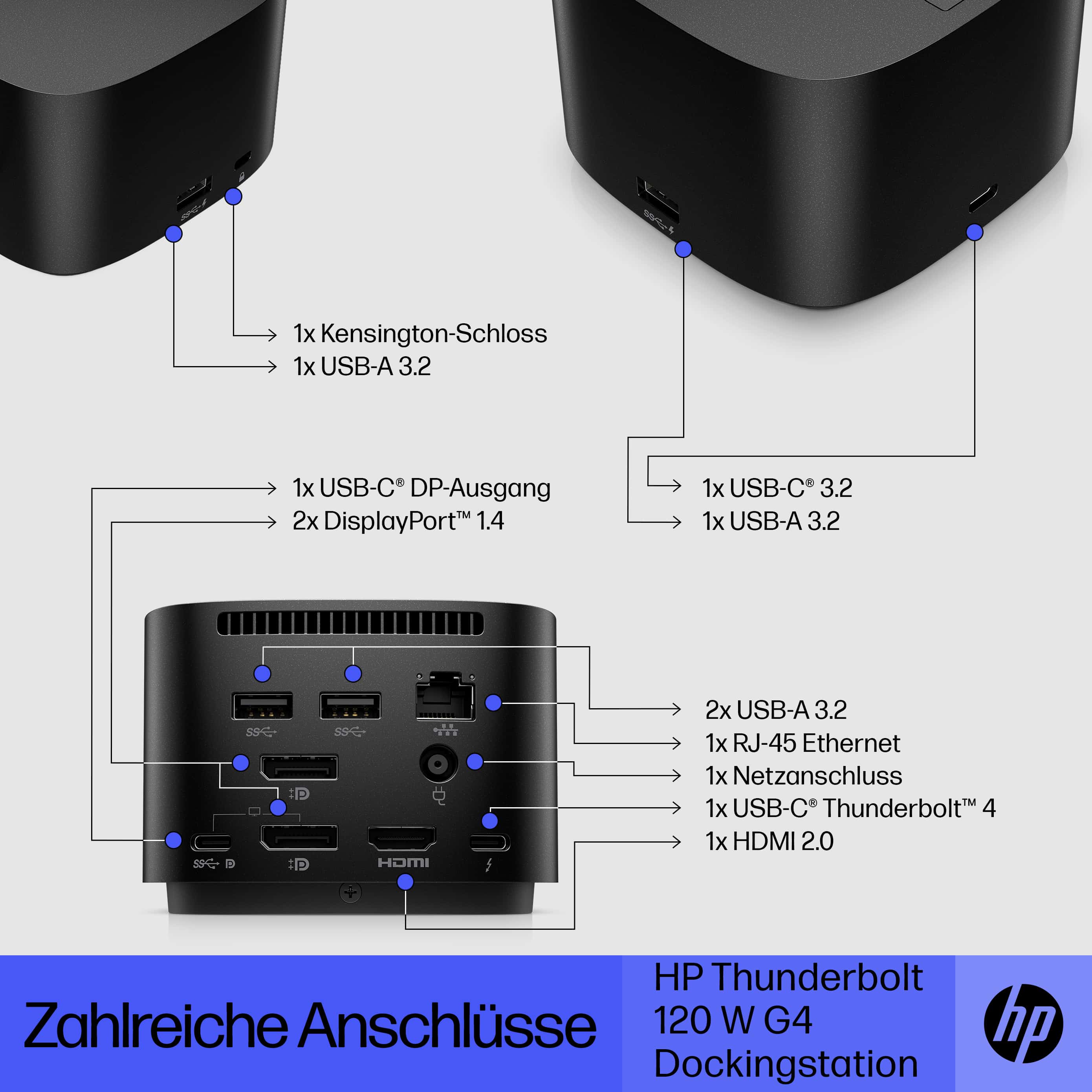 HP Dockingstation ZBook Thunderbolt G4 120W