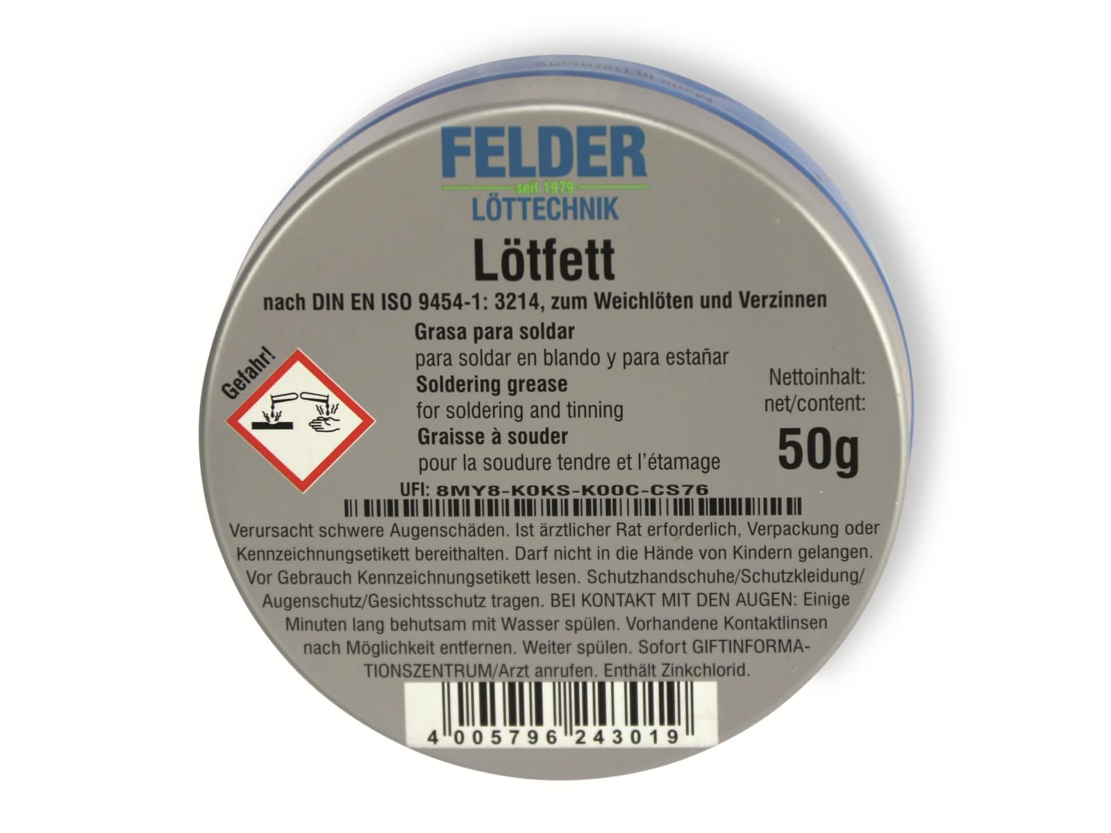 FELDER LÖTTECHNIK Lötfett, 50 g