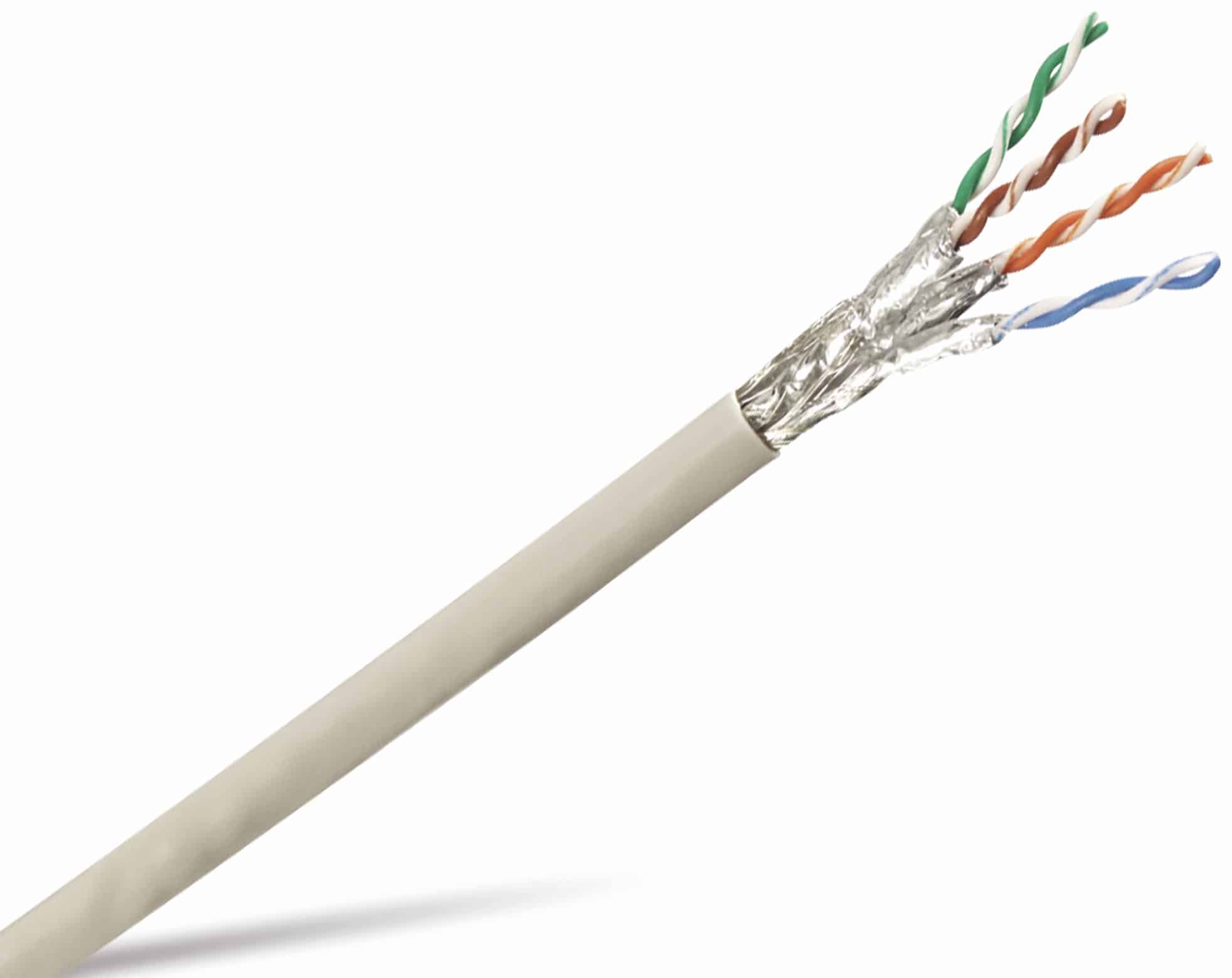 S-IMPULS CAT.6 Patchkabel für Konfektion, 25 m, grau