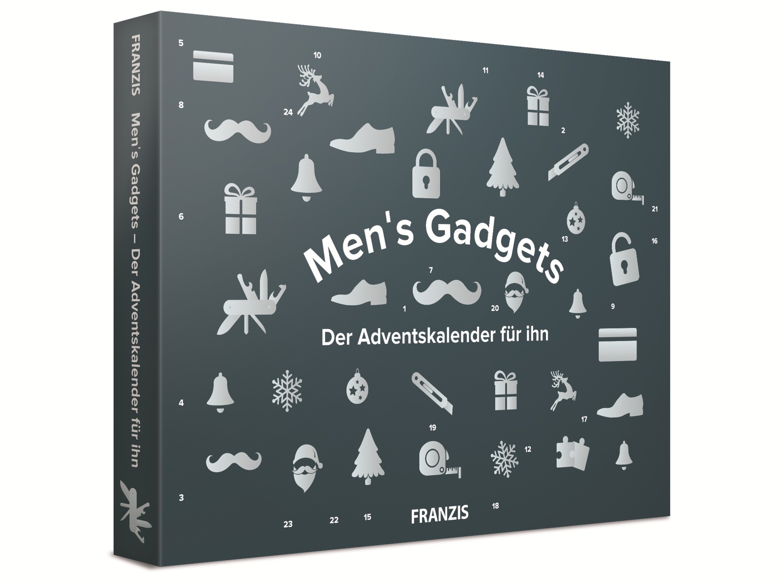 FRANZIS Adventskalender, 67225, Men's Gadgets 