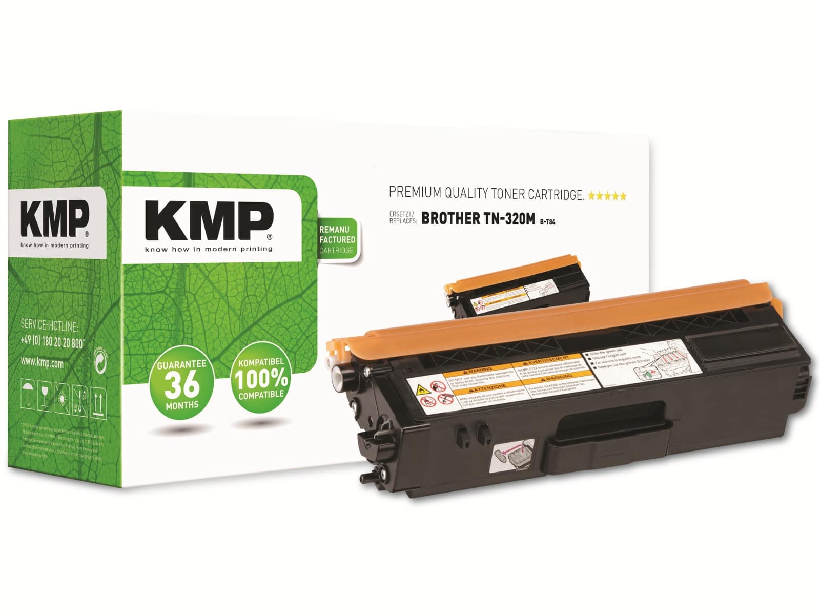 KMP Toner kompatibel für Brother TN-320M, magenta