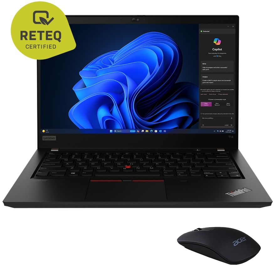 LENOVO Notebook Thinkpad T14 35cm (14") FHD, Ryzen 5, PRO 4560U, schwarz